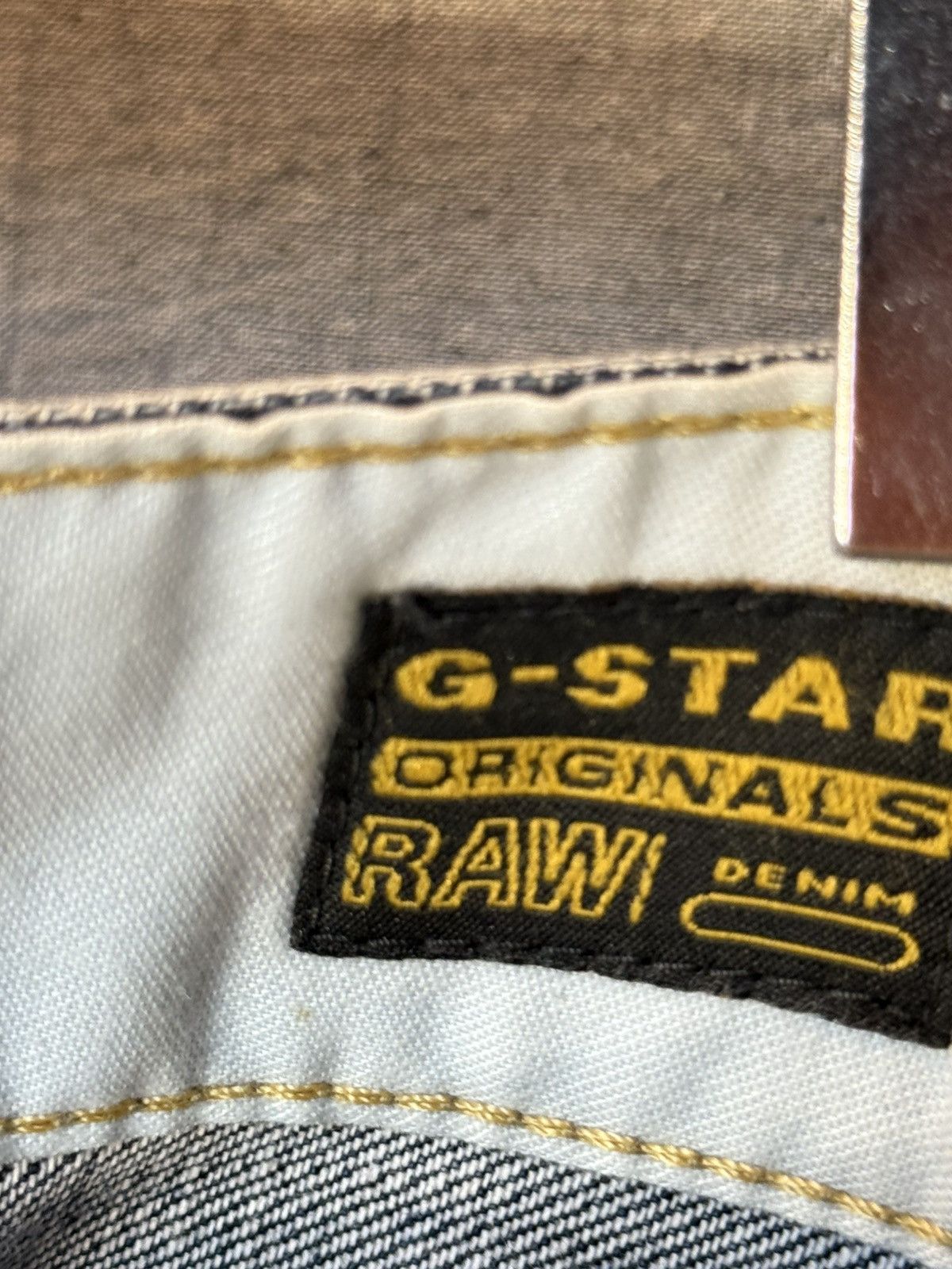 G-Star Rare Vintage G-Star Raw Denim Jeans Avant-Garde Y2K Size US 32 / EU 48 - 6 Thumbnail