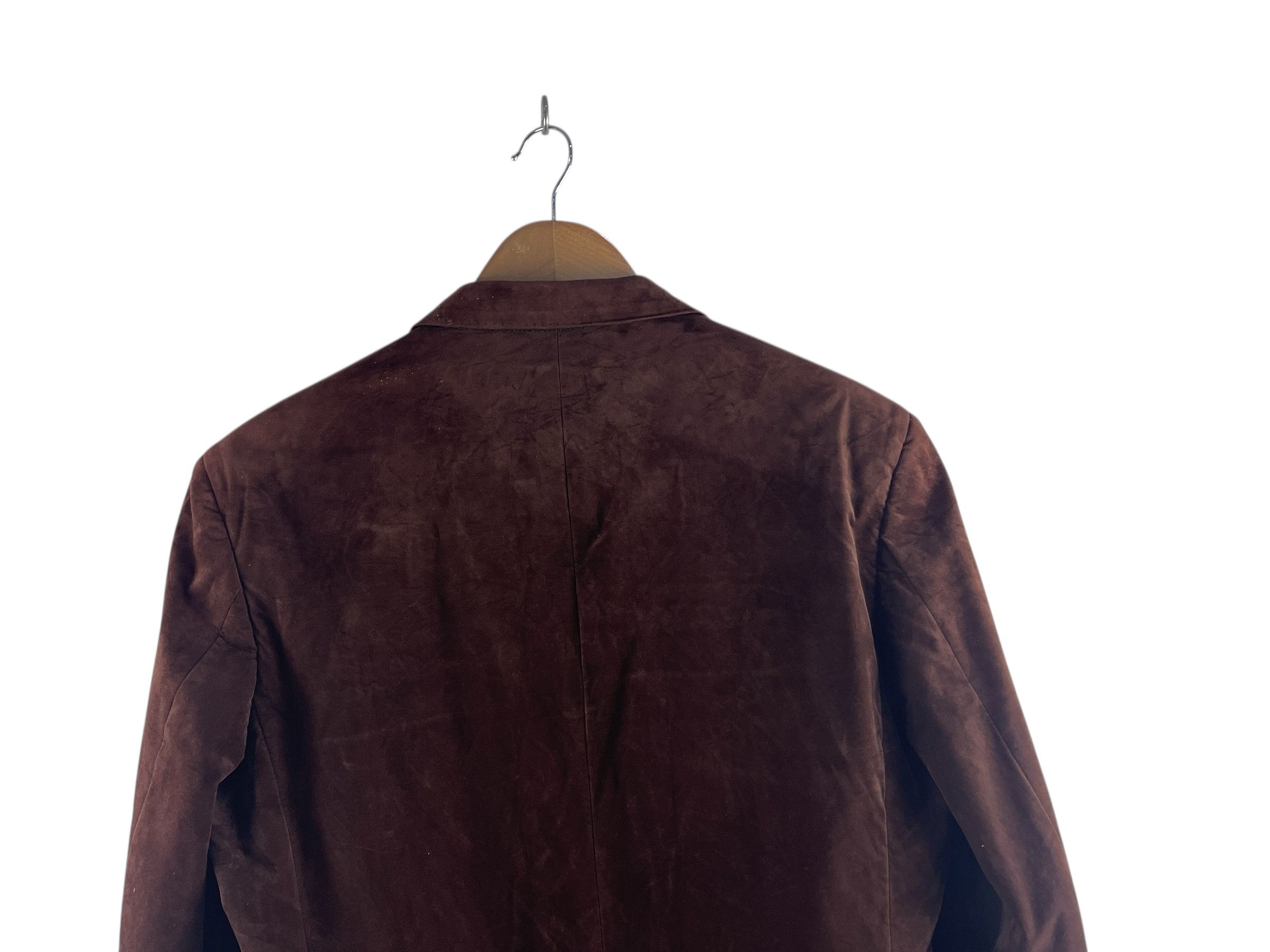 Yohji Yamamoto A.A.R Yohji Yamamoto Rayon Flock Blazer Brown Early by Yohji Size US L / EU 52-54 / 3 - 11 Thumbnail