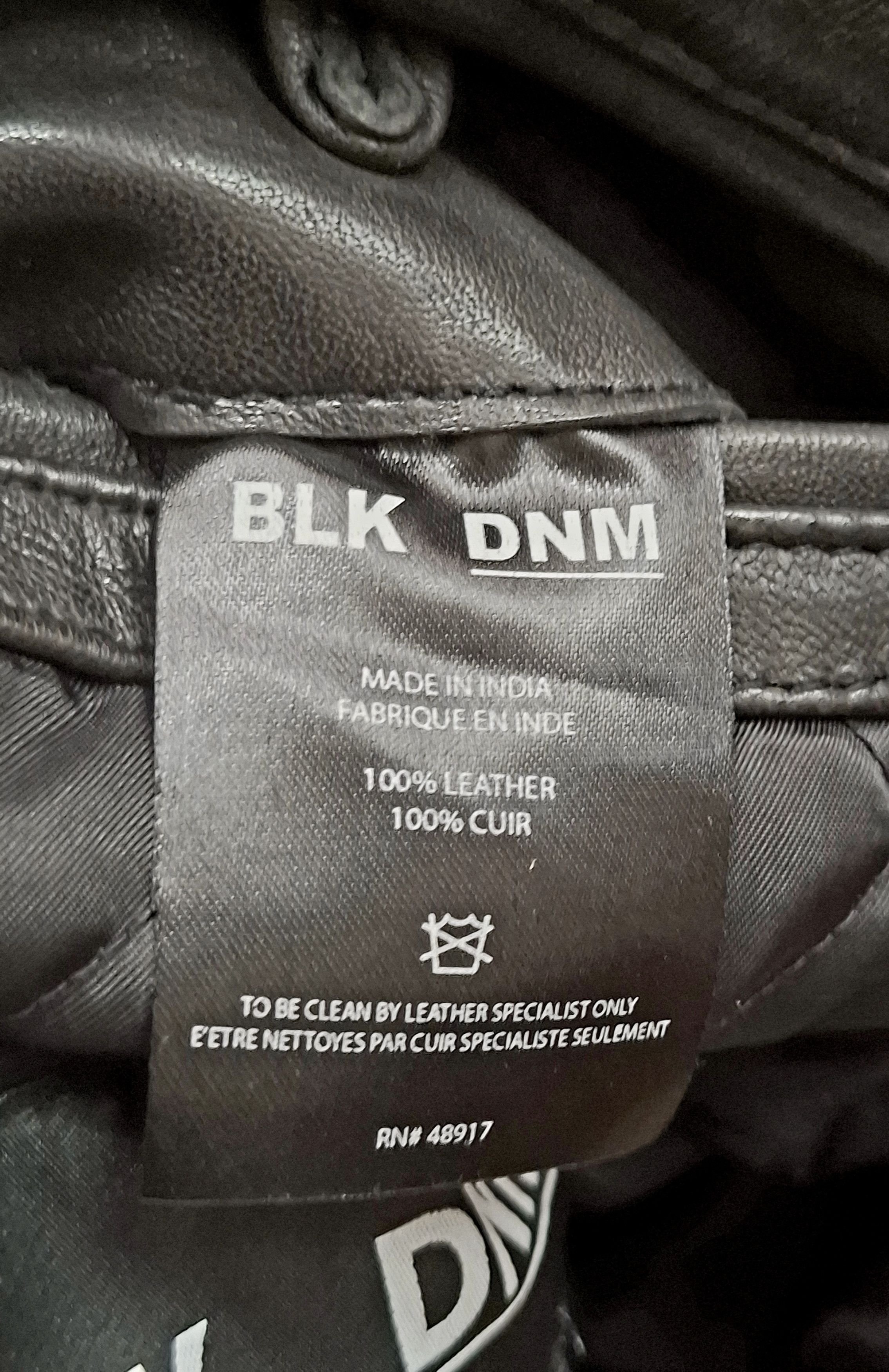 Blk Dnm BLK DNM leather jacket 5 Size US S / EU 44-46 / 1 - 11 Thumbnail