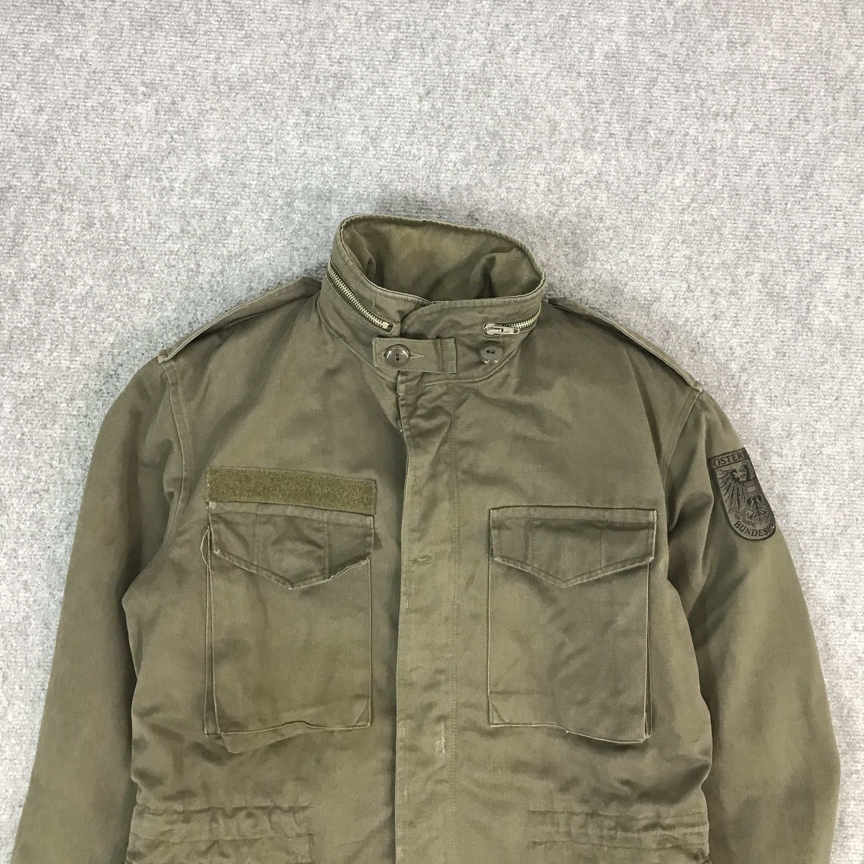 Vintage VINTAGE BUNDESHEER MILITARY DESIGN M65 JACKET Size US L / EU 52-54 / 3 - 3 Thumbnail