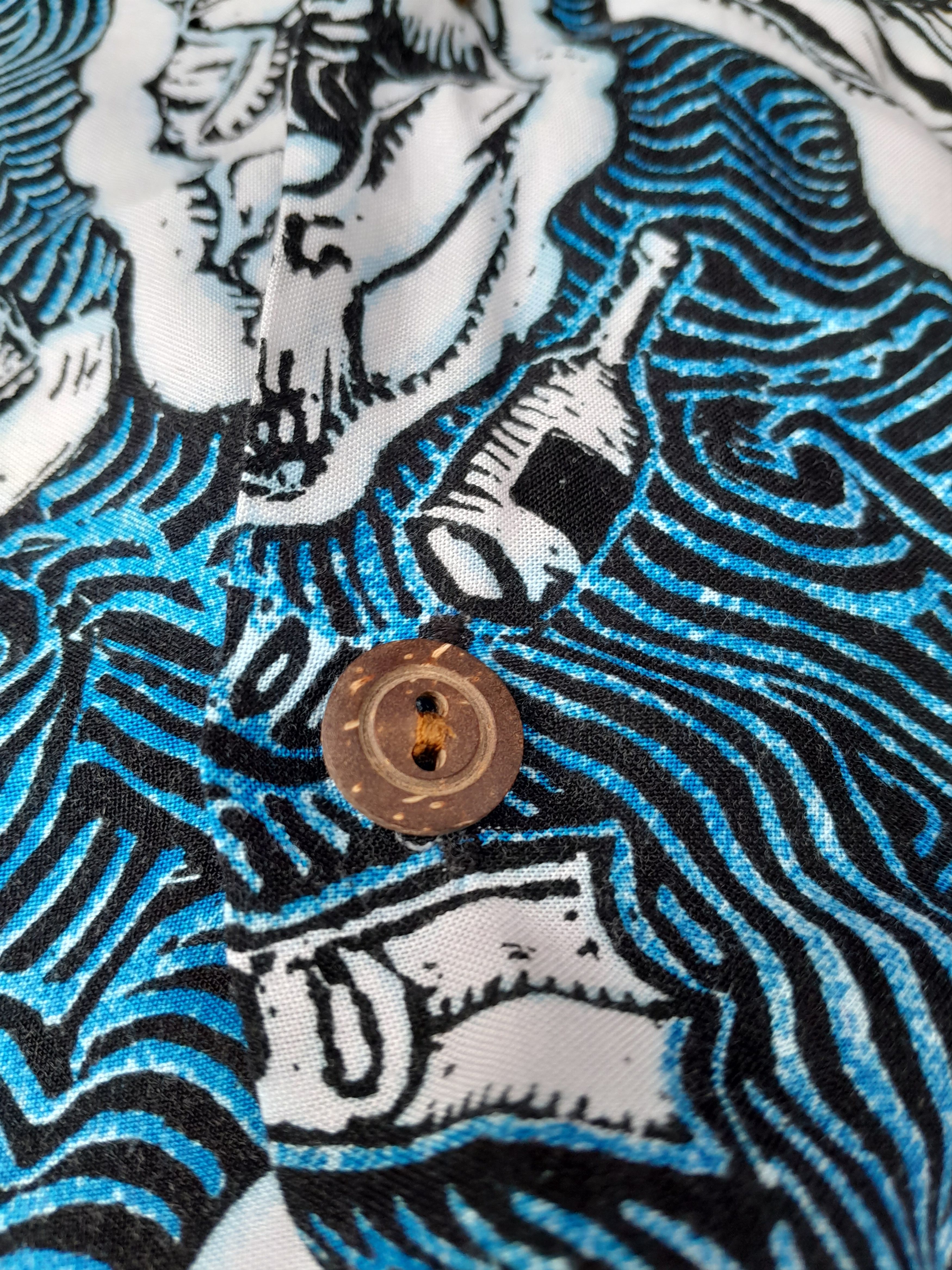 Mambo Vintage Mambo Loud Shirt Mens XL Blue Top Bloke Retro Size US XL / EU 56 / 4 - 9 Thumbnail