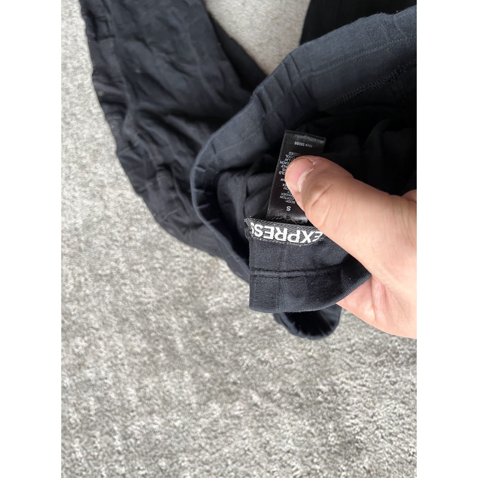 Express Express Leggings Women's Small Mid Rise Black Ankle Stretch Activewear Pants Size 28" / US 6 / IT 42 - 5 Thumbnail