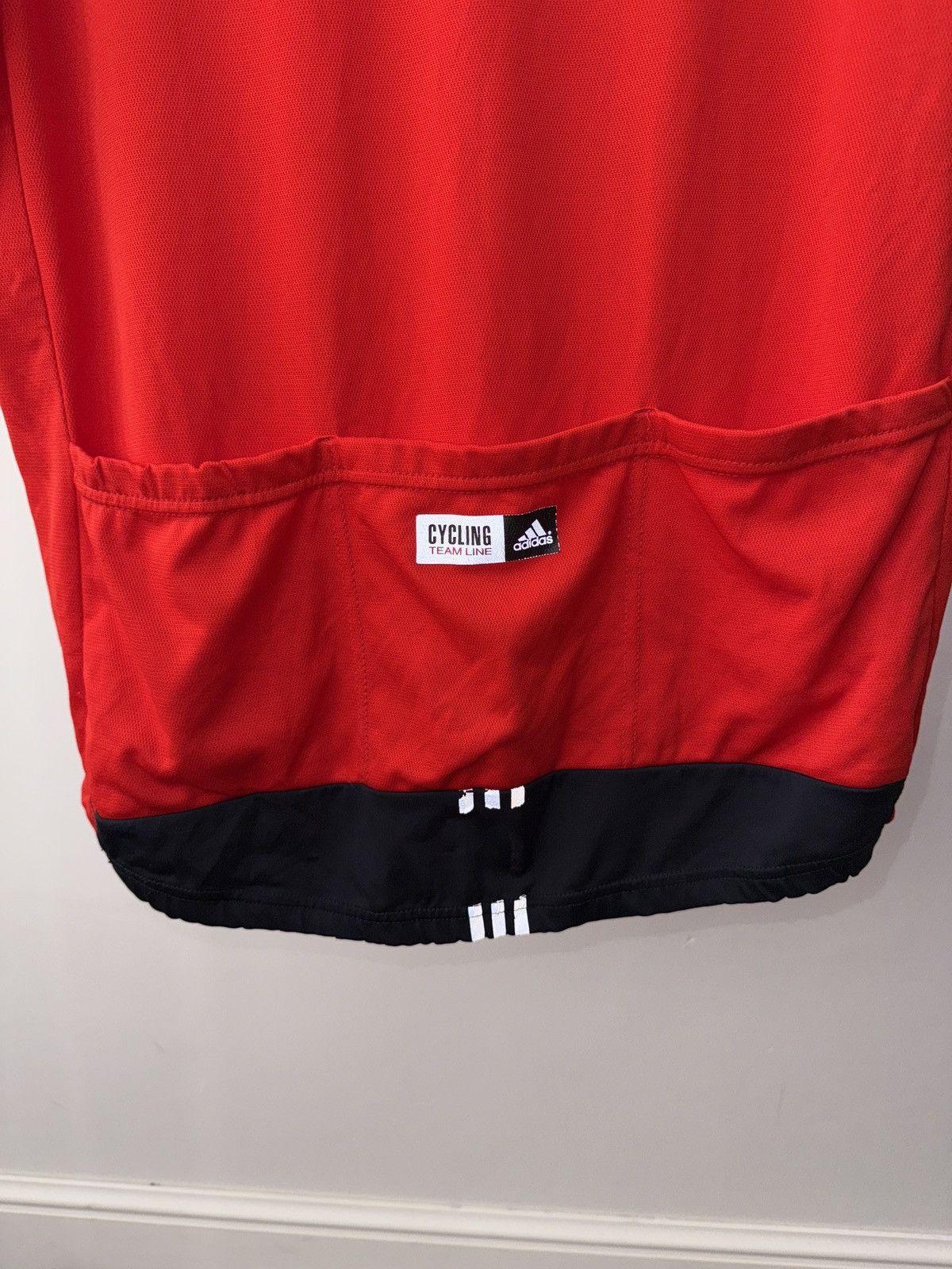 Adidas Vintage Adidas Clima Cycling Shirt Red 3 Stripes Size US XXL / EU 58 / 5 - 19 Thumbnail