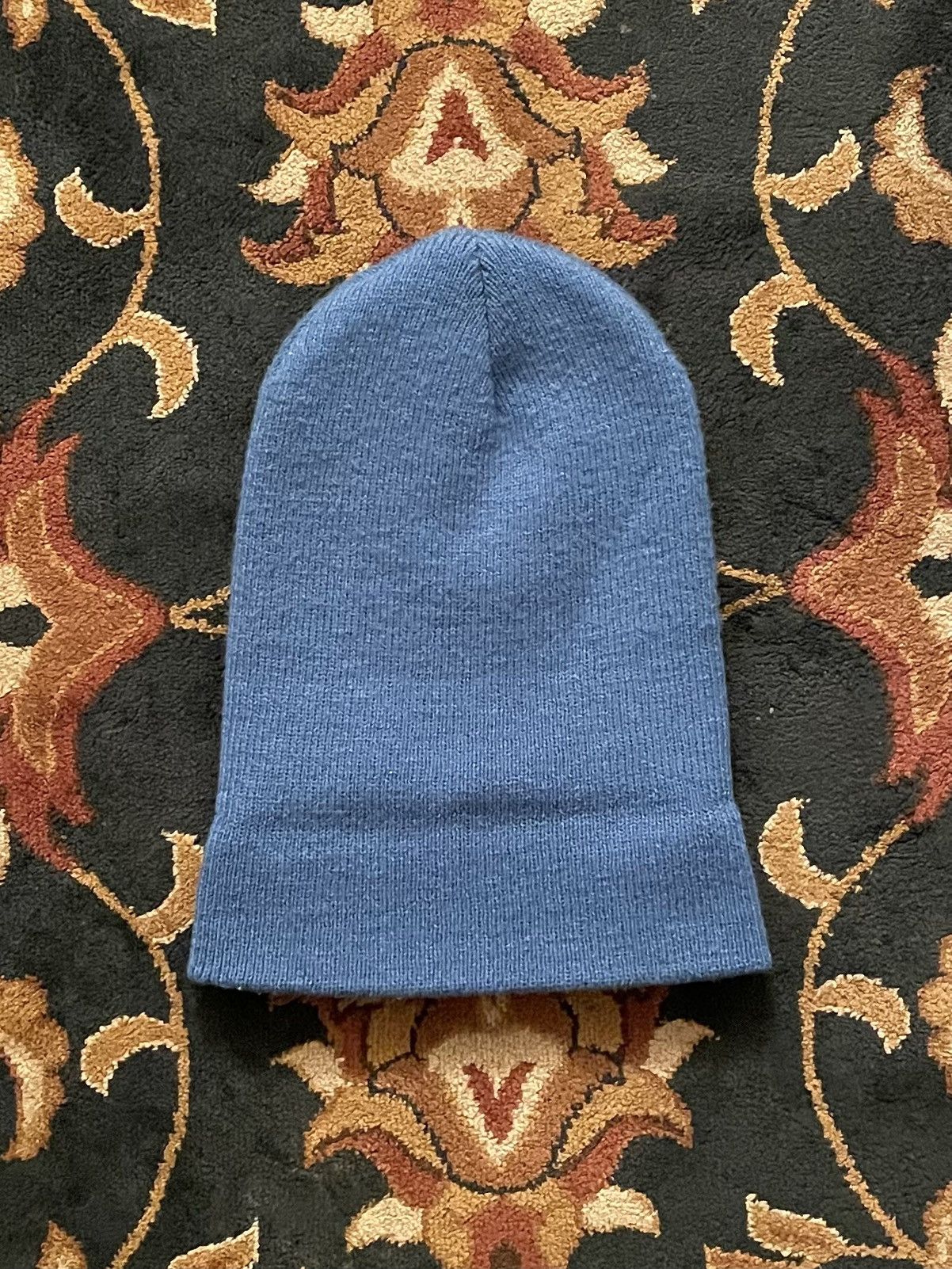 Nike Vintage 90s Nike Swoosh Logo Blue Beanie Toque Hat Size ONE SIZE - 4 Thumbnail