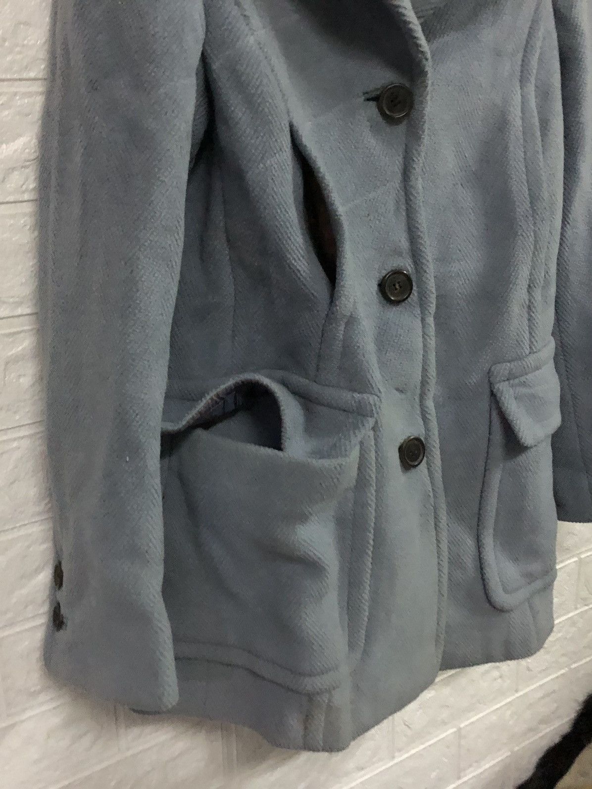 Prada Prada Wool dufflecoat Blue Size S / US 4 / IT 40 - 13 Thumbnail