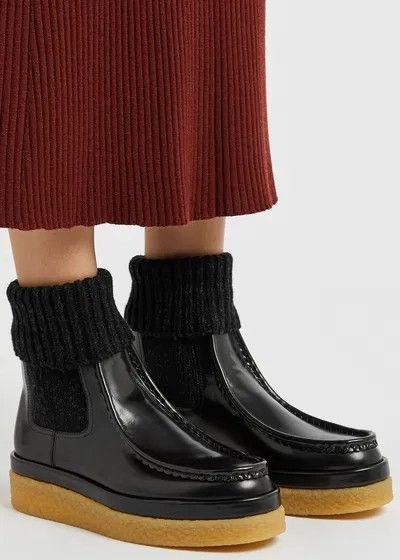 Chloe o1y0825 Ankle Boots in Black Size US 10 / IT 40 - 5 Thumbnail