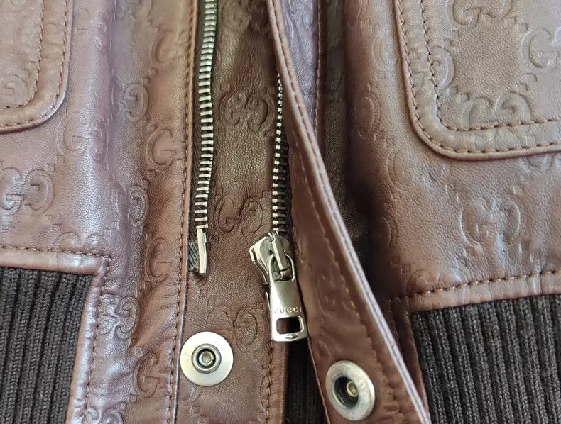 Gucci Gucci Old-fashioned leather jacket 2501-Nextarrow Size US S / EU 44-46 / 1 - 5 Thumbnail
