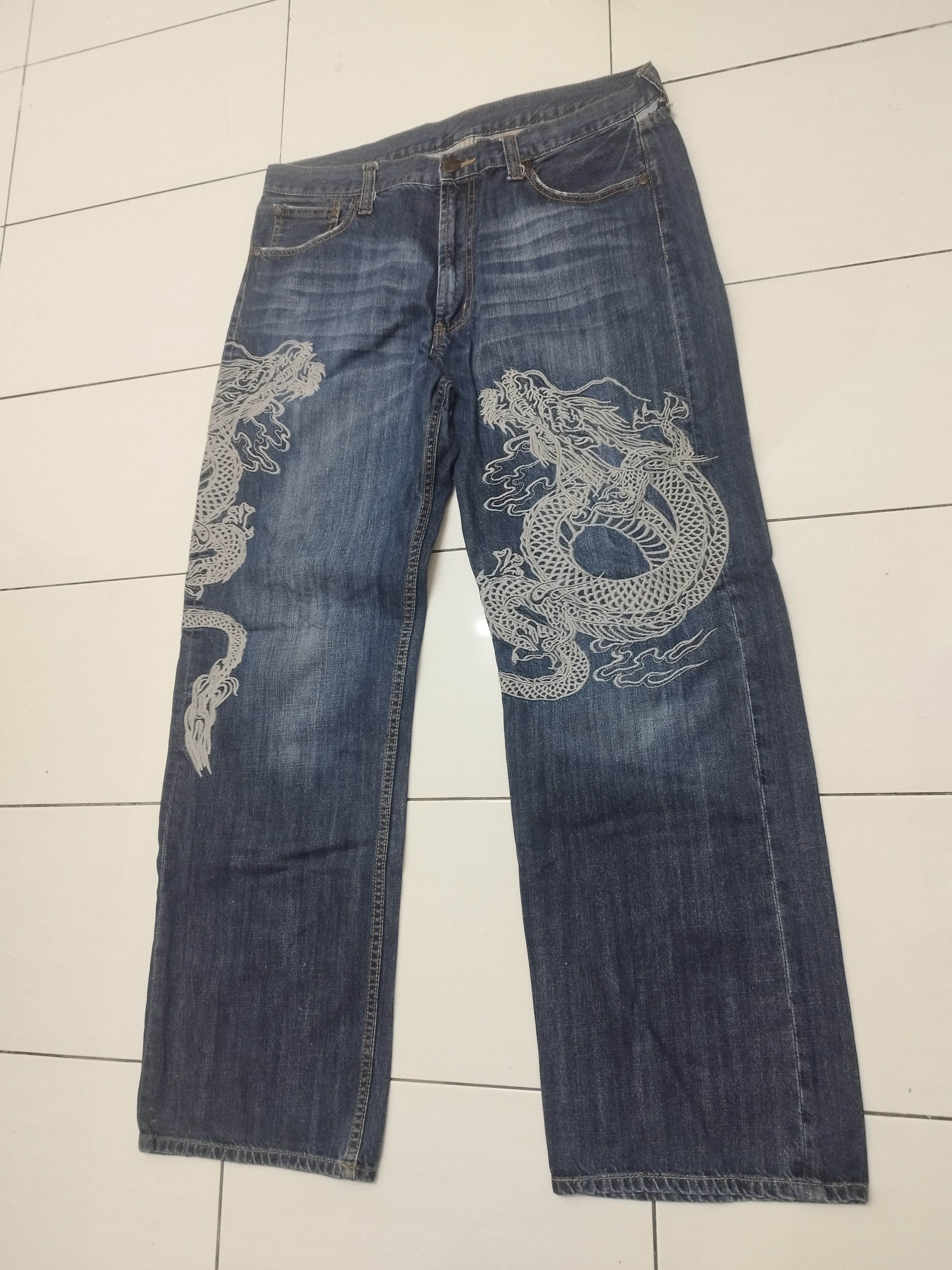 Japanese Brand JAPANESE BRAND DOUBLE DRAGON JEANS Size US 38 / EU 54 - 3 Thumbnail