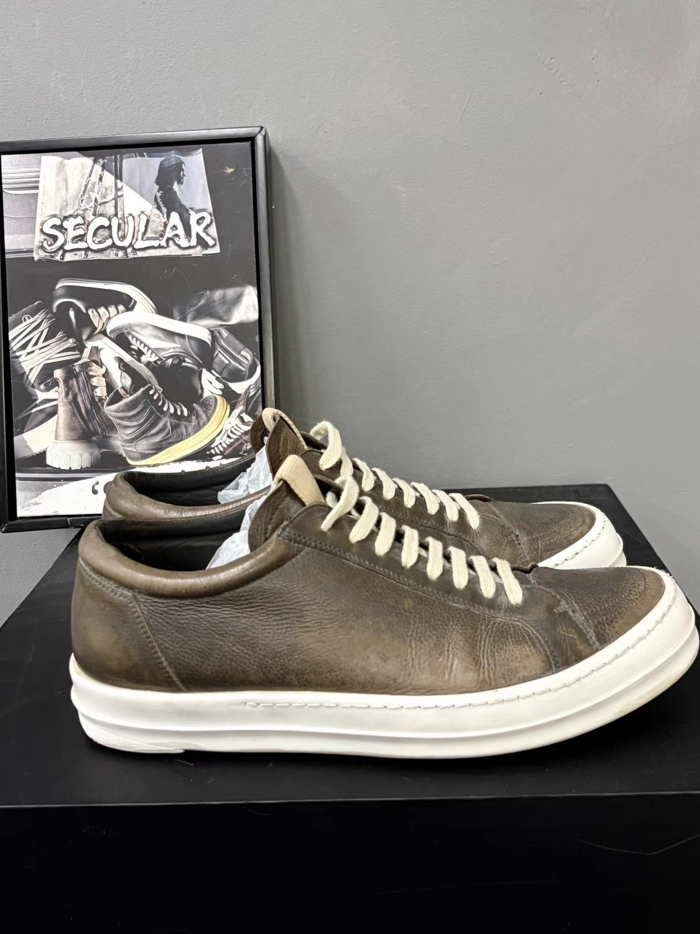 Rick Owens Rick Owens Mainline 20FW Original Jumbo Vans K34 Size US 10 / EU 43 - 4 Thumbnail