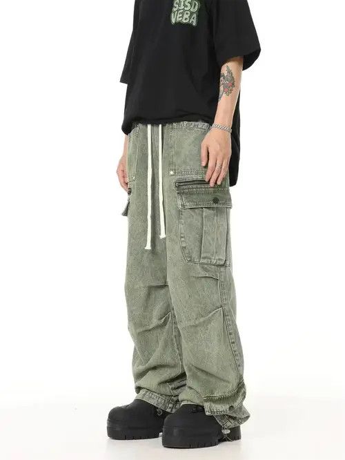 F1lthy Ware faded flared hiphop baggy cargo pants Size US 34 / EU 50 - 3 Thumbnail