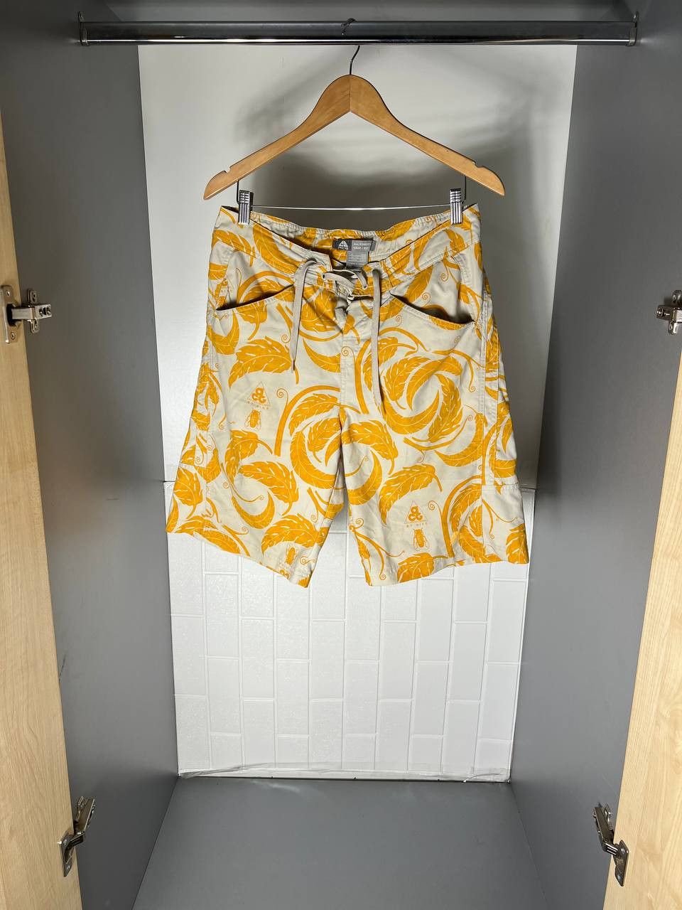 Nike ACG VINTAGE NIKE ACG RETRO DESIGNER SURF SHORTS DRILL Y2K 90s Size US 32 / EU 48 - 9 Thumbnail