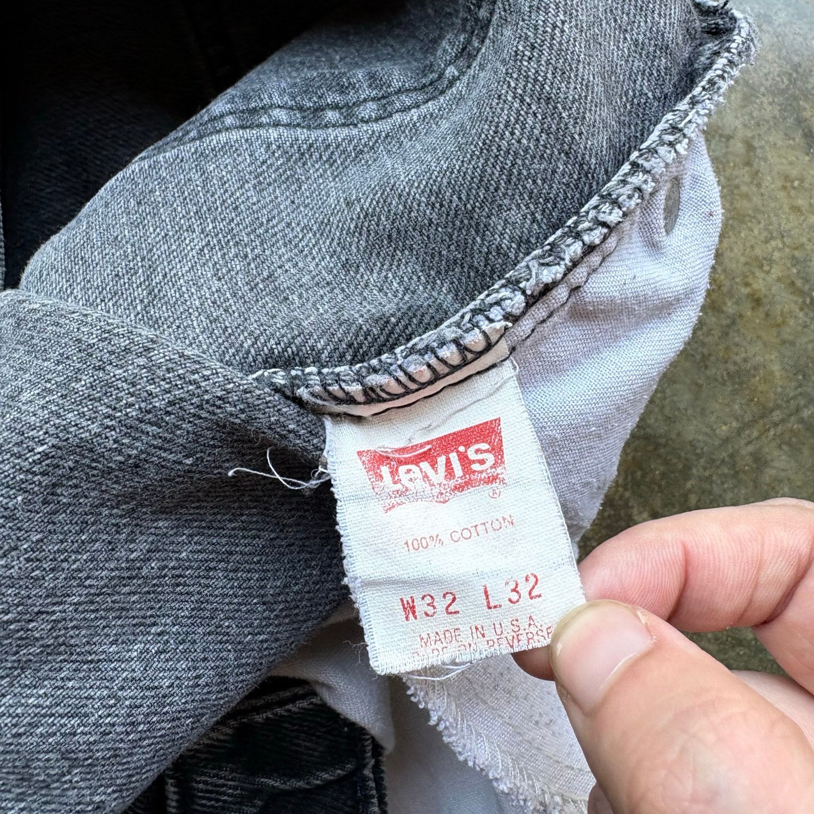 Levi's Vintage ERD STYLE RARE FADED ANTIQUE LEVIS DENIM Size US 32 / EU 48 - 6 Thumbnail