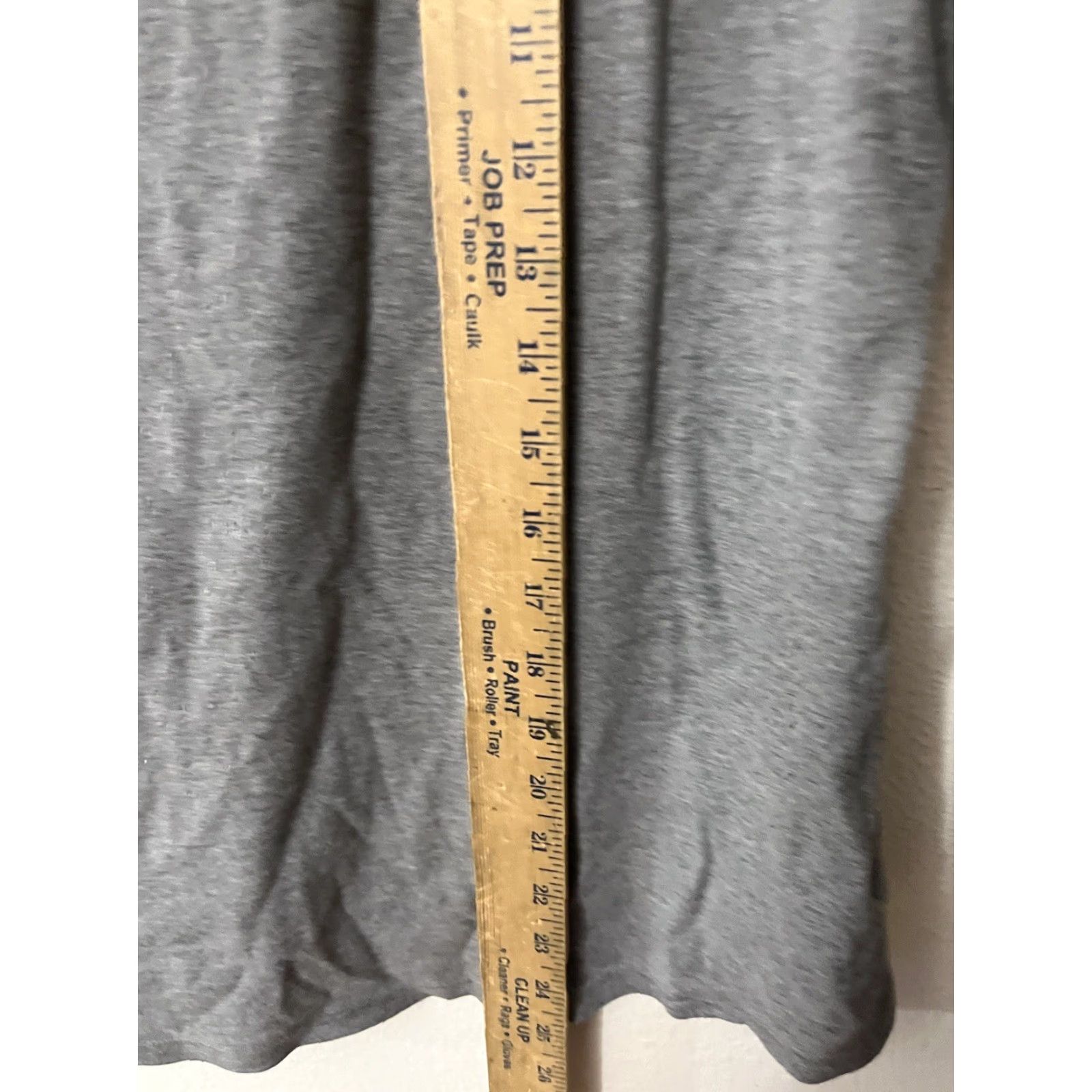 Croft & Barrow CROFT & BARROW Classic Gray Cotton T-Shirt Casual Womens Size L Short Sleeve Size L / US 10 / IT 46 - 4 Thumbnail