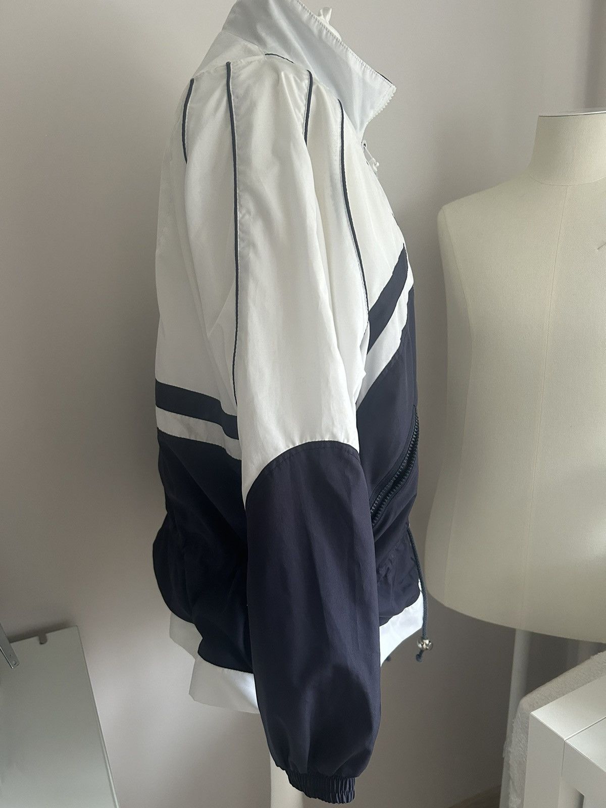 Vintage vintage active swiss design jacket retro navy white 40 L Size L / US 10 / IT 46 - 3 Thumbnail