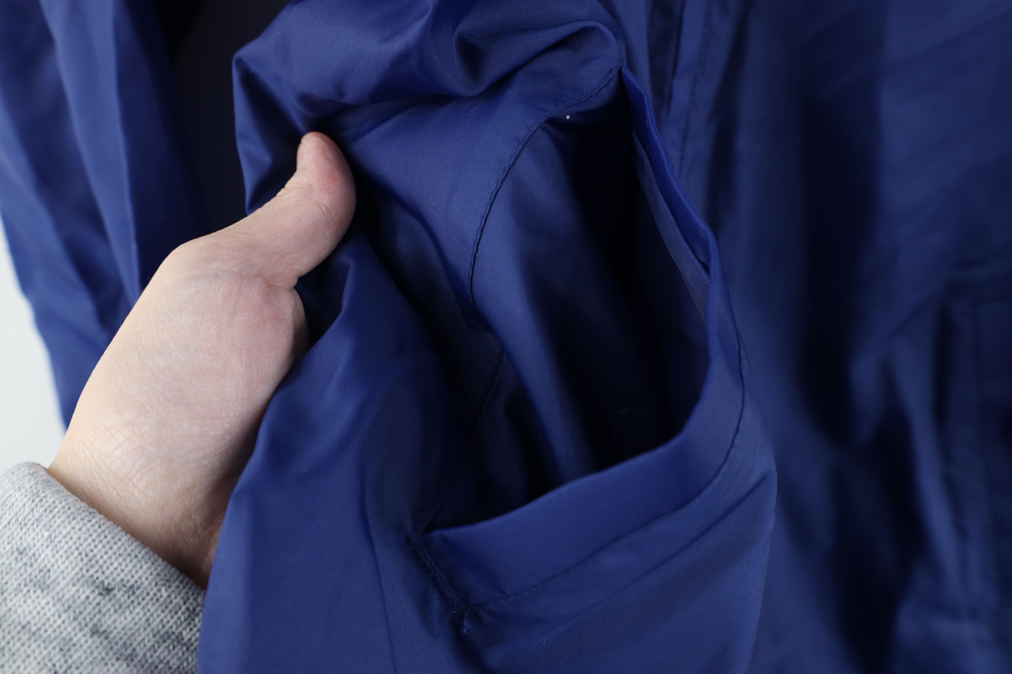 Vintage Deadstock Vintage 70s Streetwear Windbreaker Jacket Blue Size L / US 10 / IT 46 - 6 Thumbnail