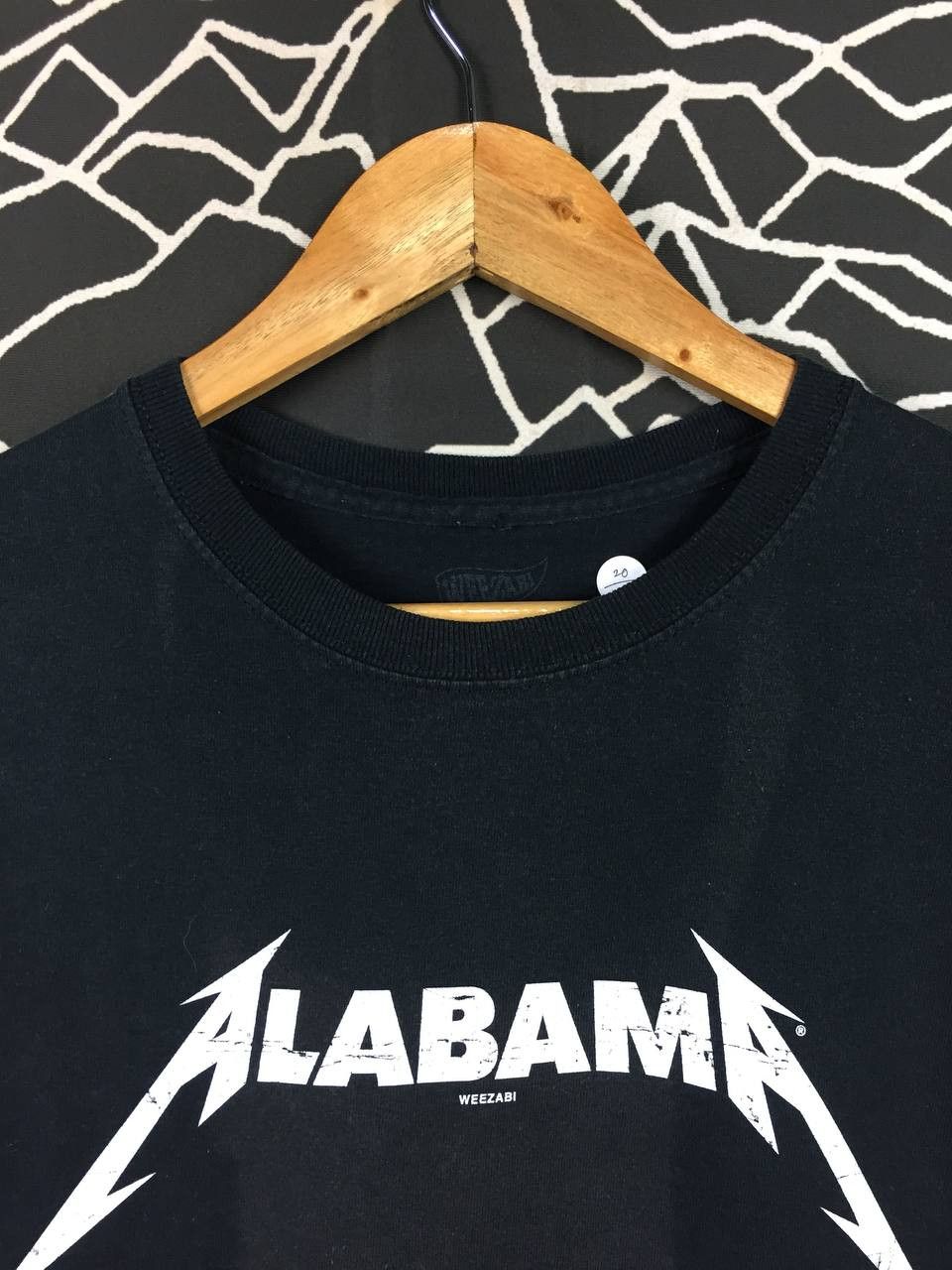 NCAA Alabama Metallica Font Parody Tee Weezabi Collegiate Apparel Size US M / EU 48-50 / 2 - 4 Thumbnail