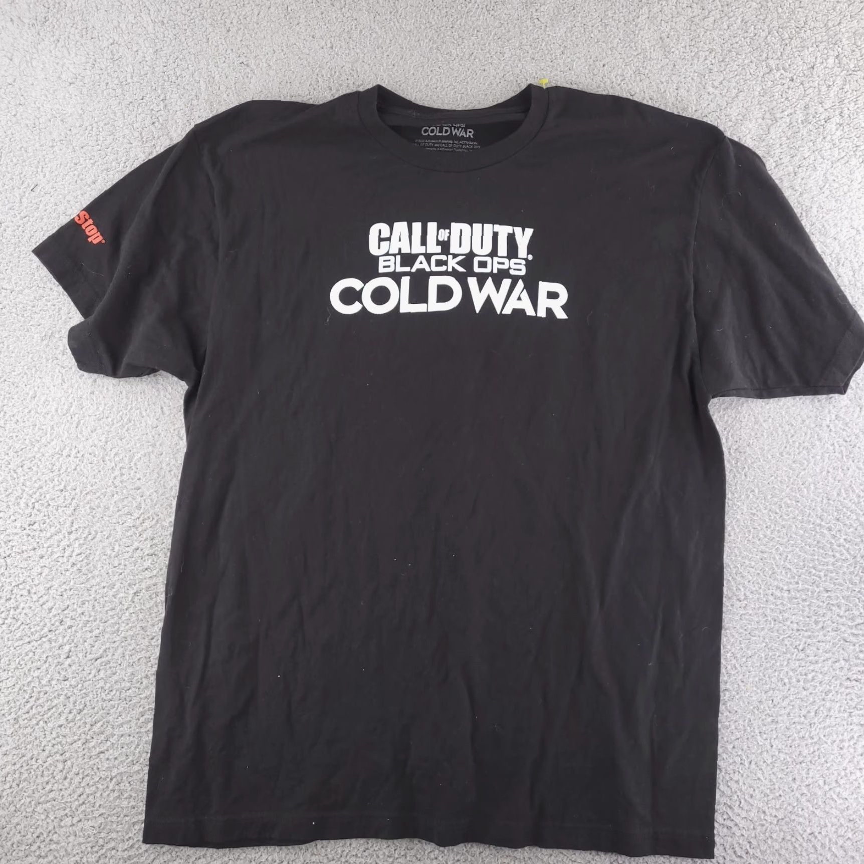 Vintage Call of Duty Shirt Mens XL Black Short Sleeve Cold War Game Stop Size US XL / EU 56 / 4 - 2 Thumbnail