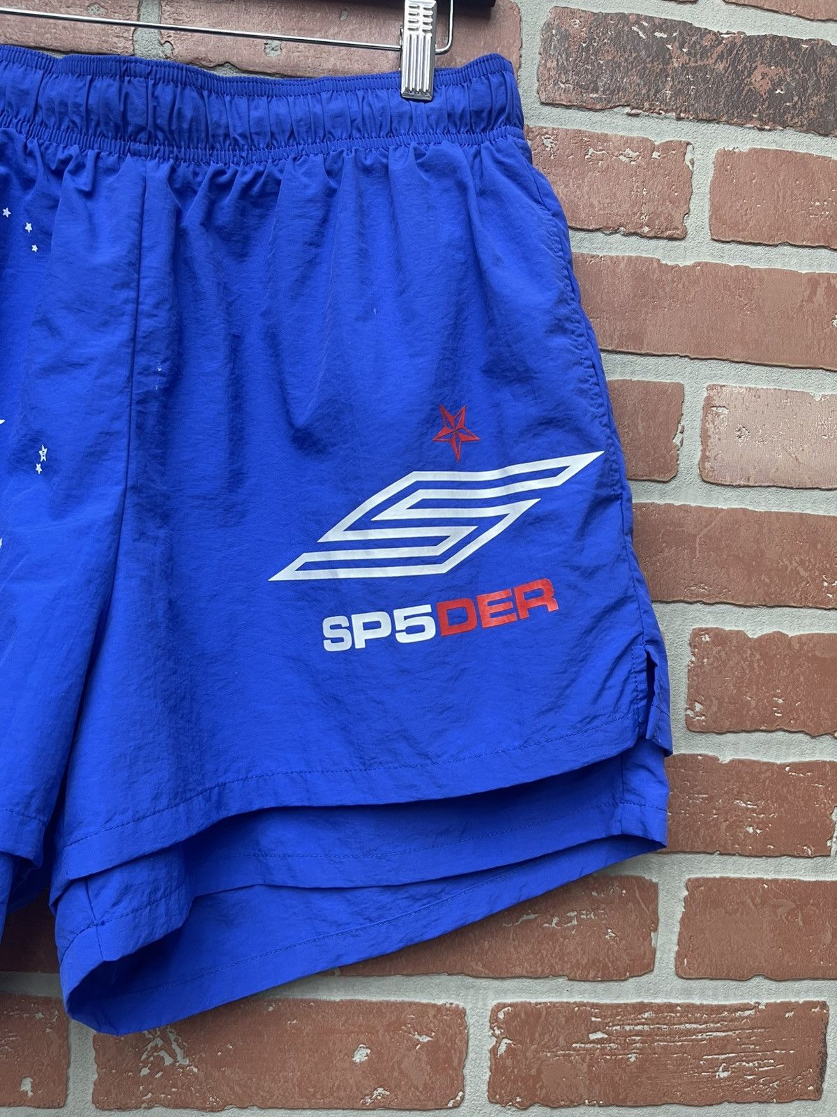 Spyder Size L - Sp5der Shorts Nylon Blue Size US 30 / EU 46 - 3 Thumbnail