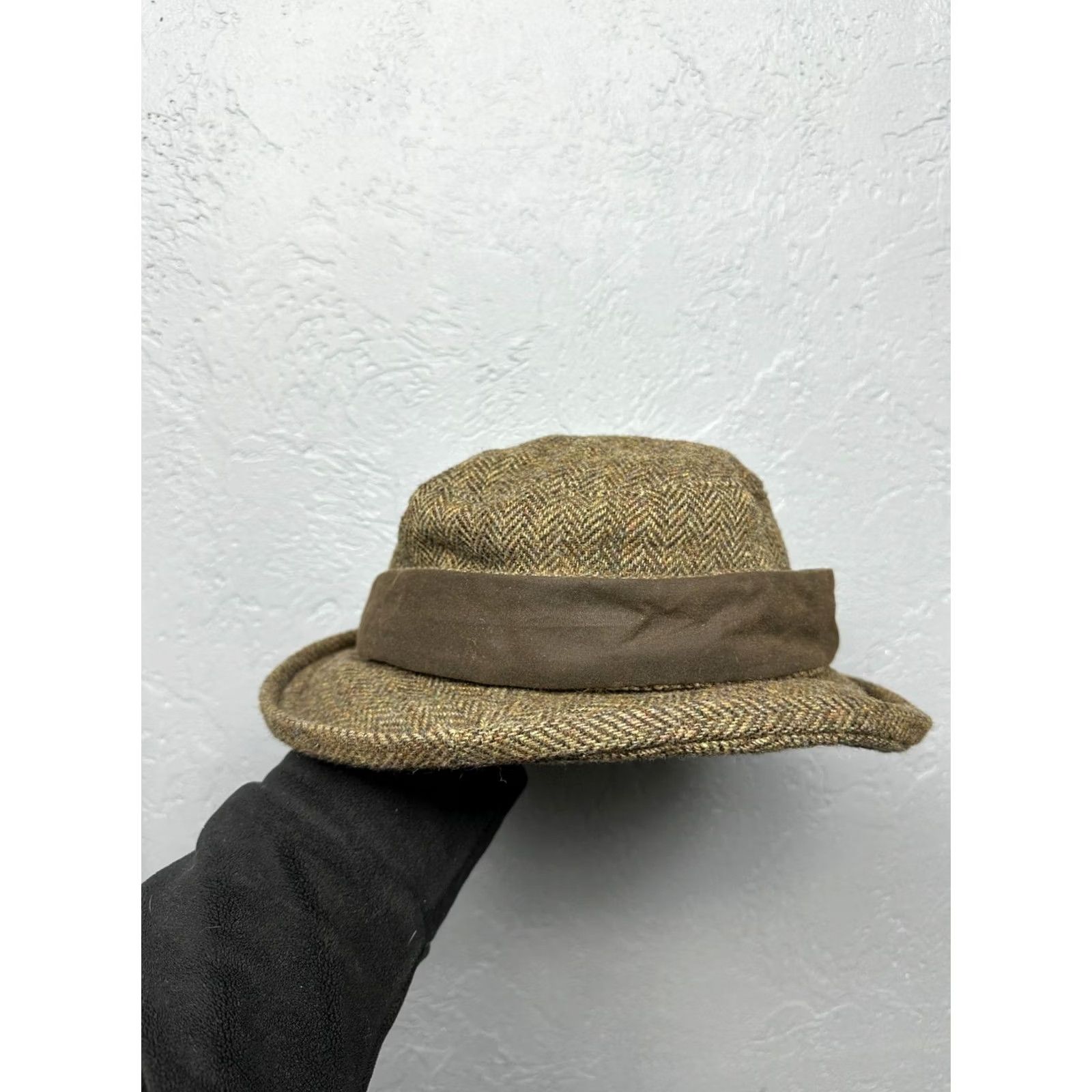 Barbour Barbour Mens Wool Tweed Bucket Hat Cap M Size ONE SIZE - 3 Thumbnail