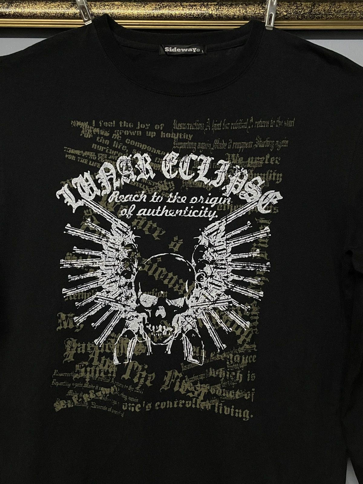 Designer × Japanese Brand × Vintage Vintage 90s Japan Designer Sideways Contrubution Punk Skull Size US M / EU 48-50 / 2 - 5 Thumbnail
