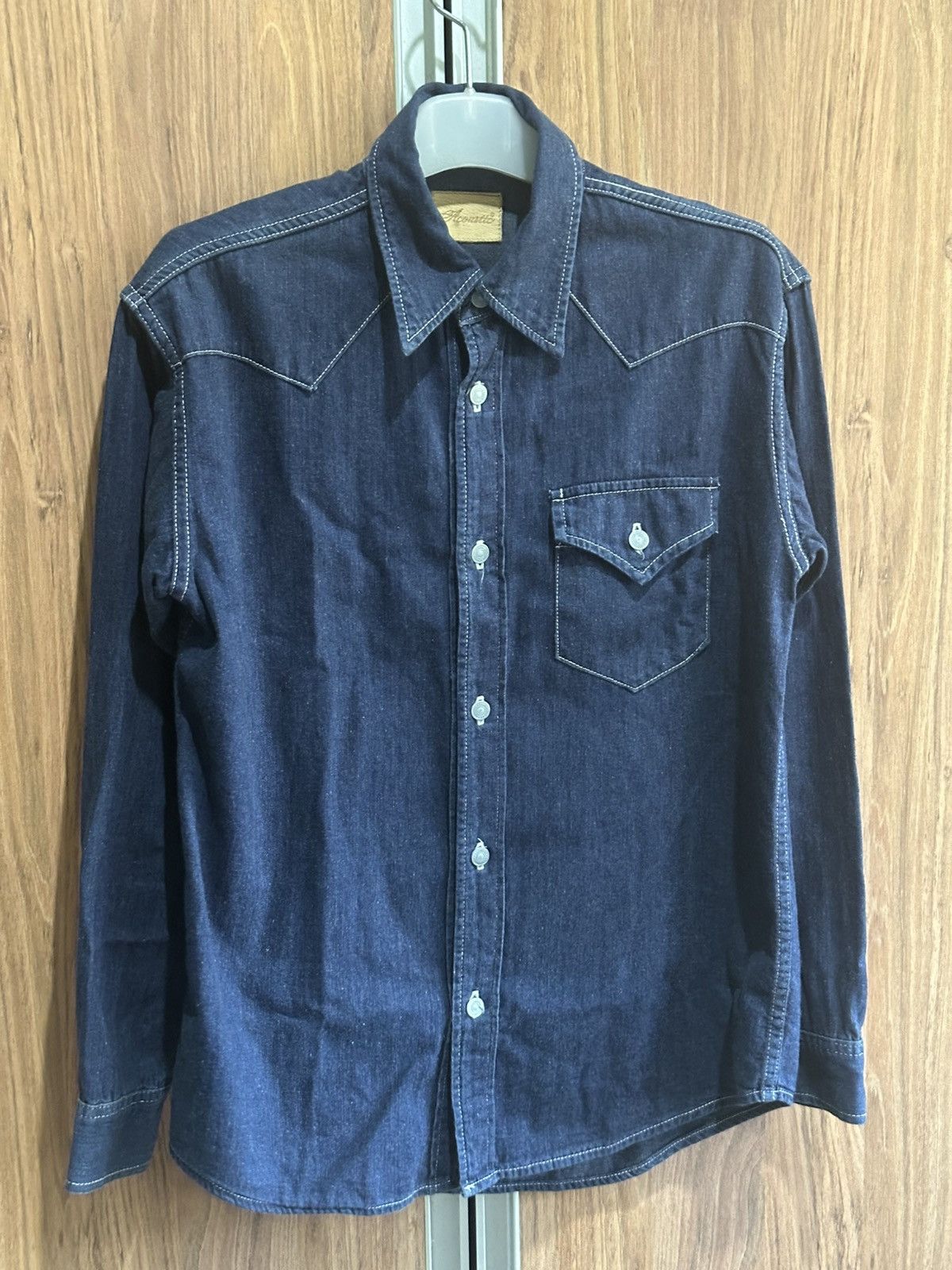 Japanese Brand JAPANESE BRAND ACOUSTIC DENIM SHIRT MADE IN JAPAN Size US M / EU 48-50 / 2 - 1 Thumbnail