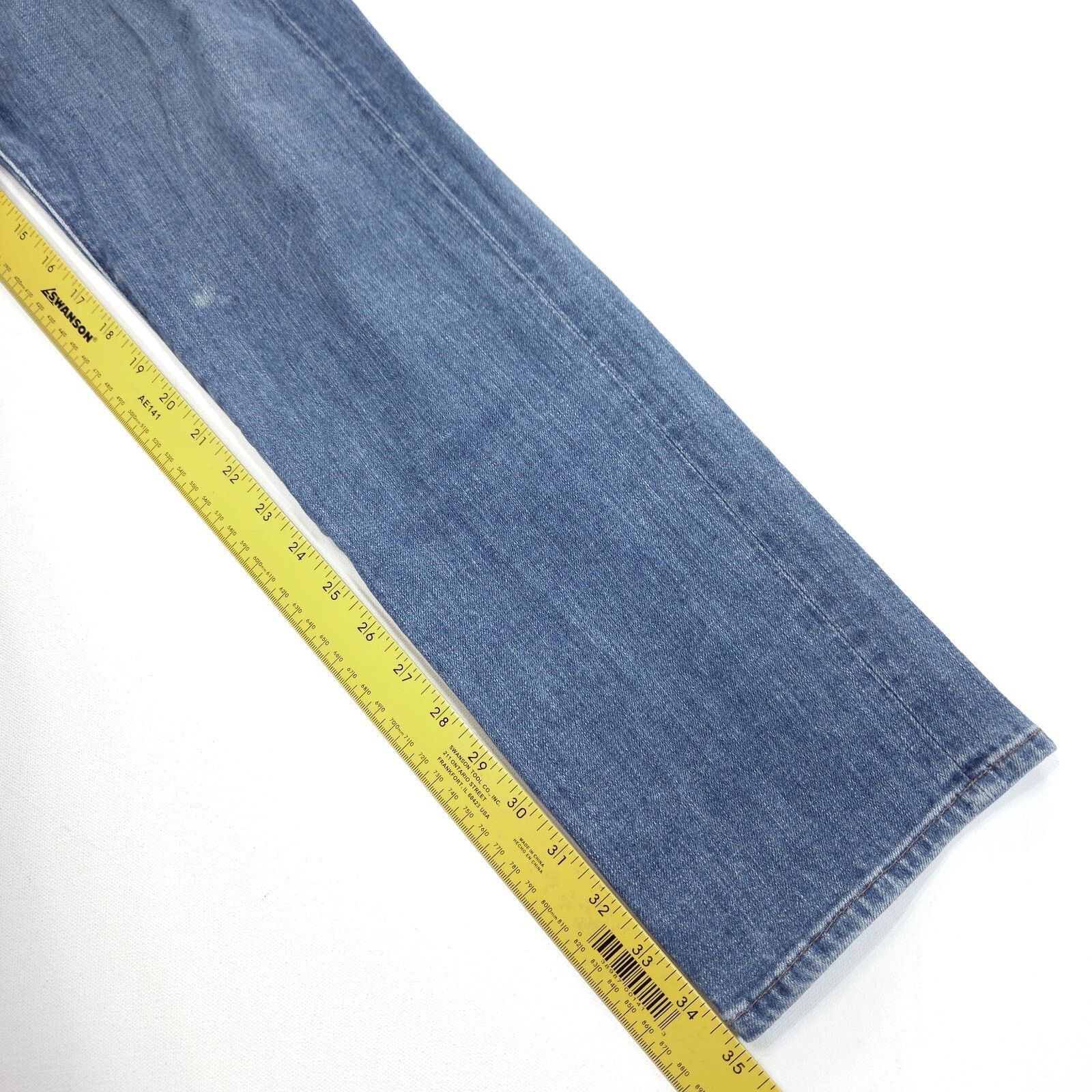 Bonobos Bonobos Selvedge Jeans Mens 35x35 Slim Fit Stretch Blue USA Size US 35 - 7 Thumbnail