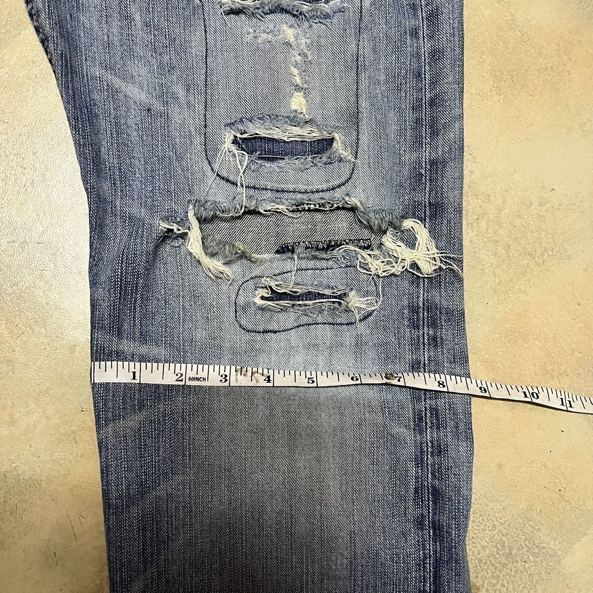 Edwin Edwin Exclusive Vintage Distressed Style Denim Jeans Size US 30 / EU 46 - 13 Thumbnail