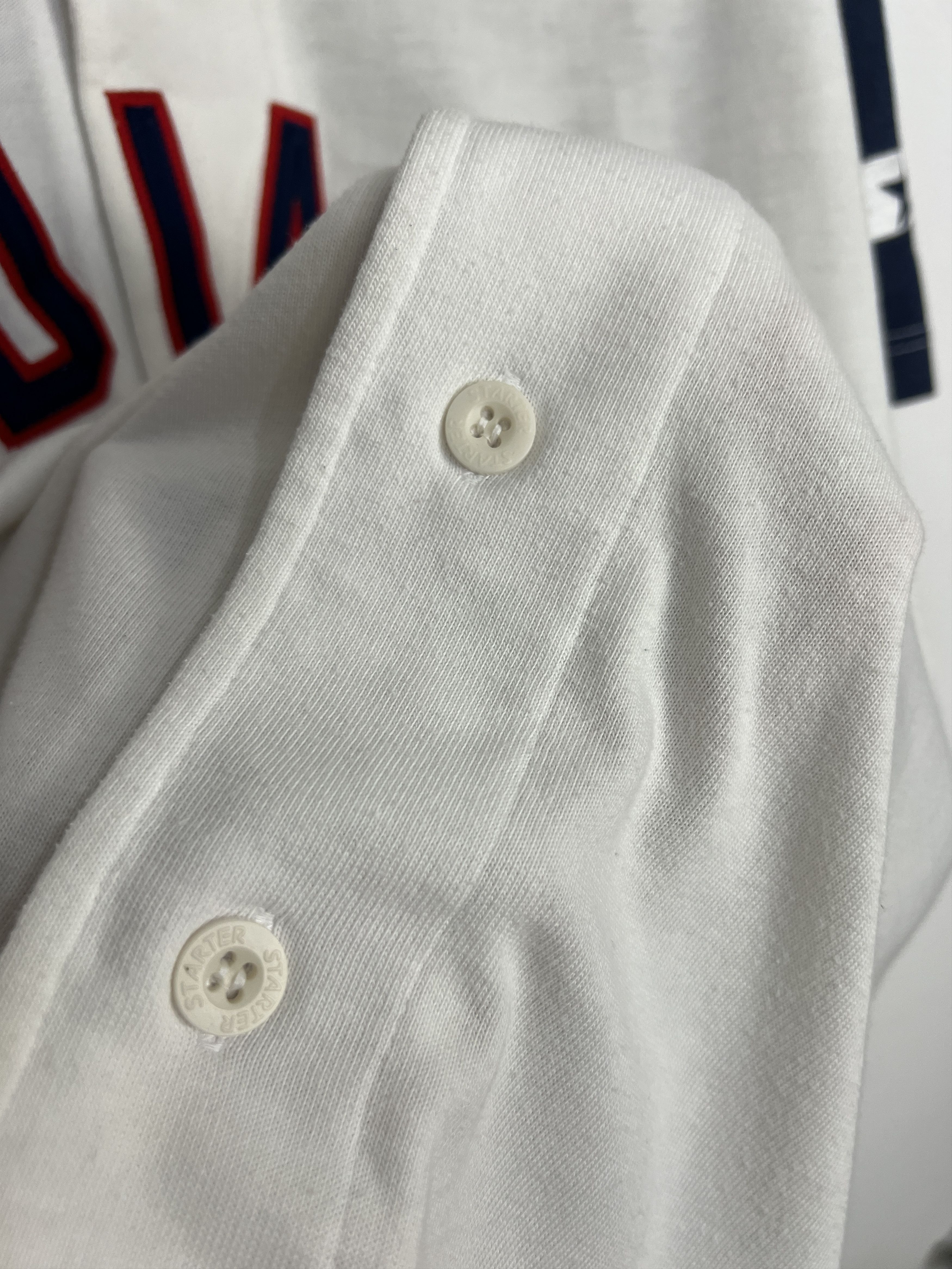 Starter Vintage 90's Cleveland Indians Baseball Jersey Trikot MLB Size US L / EU 52-54 / 3 - 4 Thumbnail