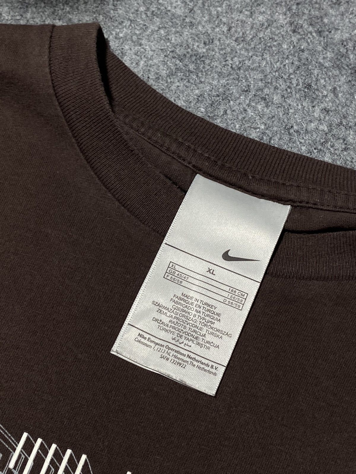Nike × Vintage Nike Brown Just do it tee Rare T-shirt Size US XL / EU 56 / 4 - 5 Thumbnail