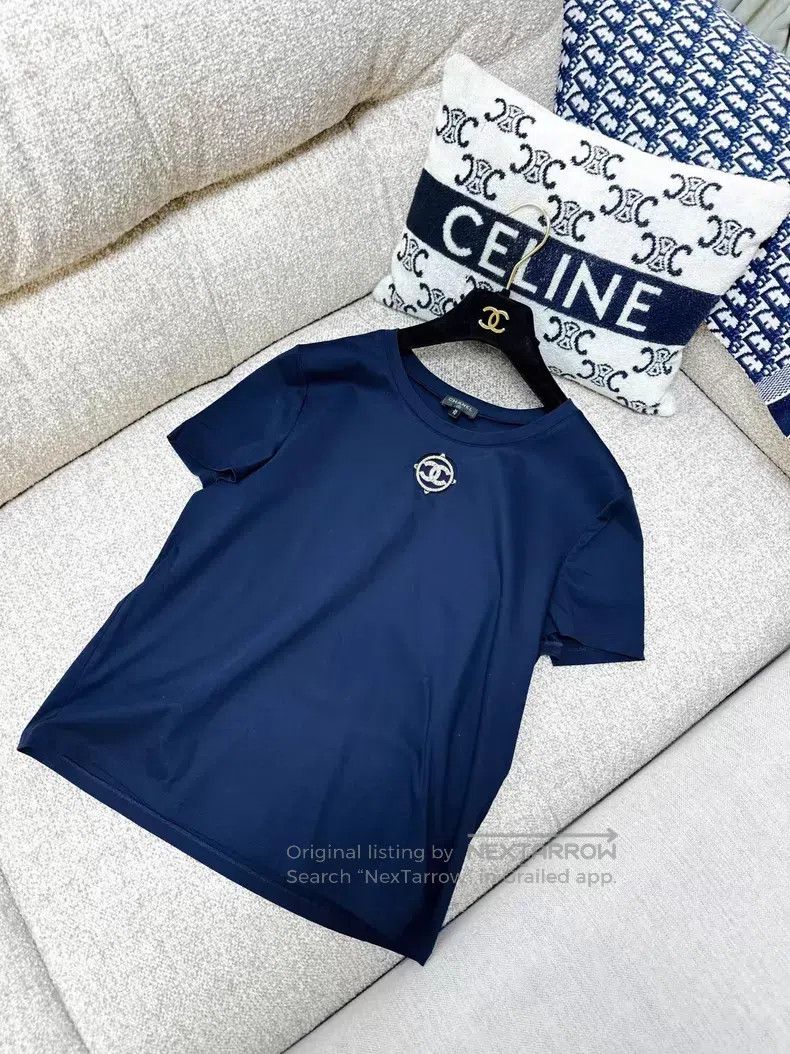 Chanel Chanel 20S Roof Series Dark Blue Double C Diamond Buckle R Size XXS / US 00 / IT 34 - 2 Thumbnail