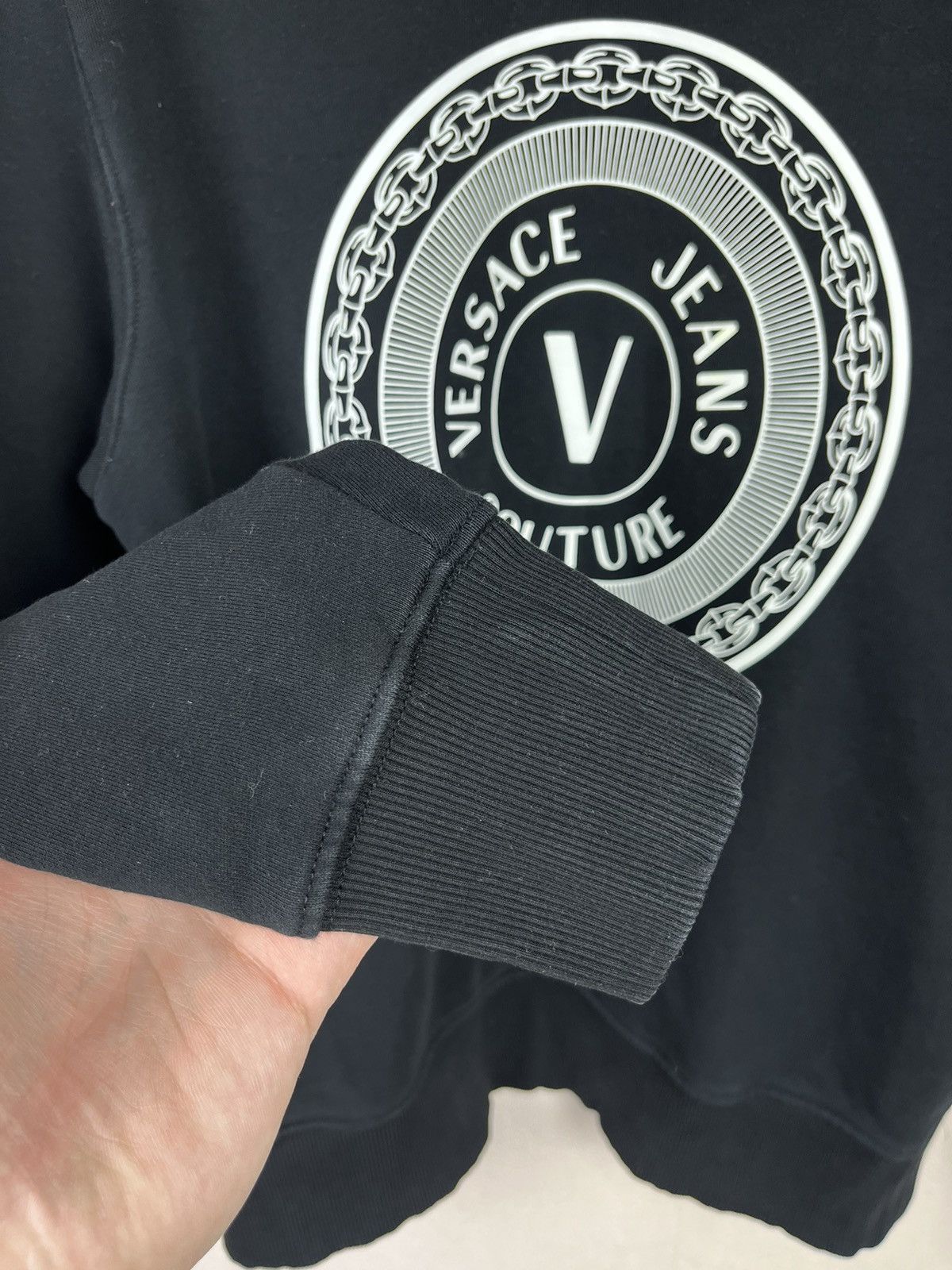 Versace Jeans Couture Versace Jeans Couture Big Logo Sweatshirt Men’s Y2K Luxury Size US S / EU 44-46 / 1 - 3 Thumbnail