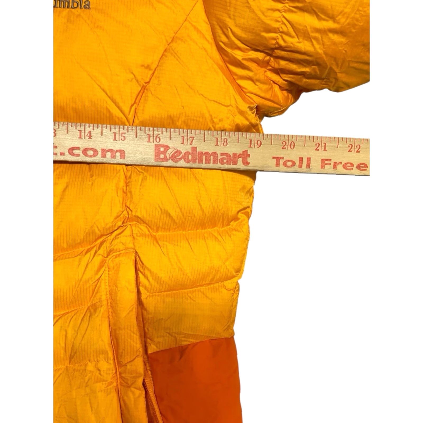 Vintage Columbia Jacket Womens Large Orange Omni Heat Wind Proof Down Puffer Insulated Jacket Size L / US 10 / IT 46 - 3 Thumbnail
