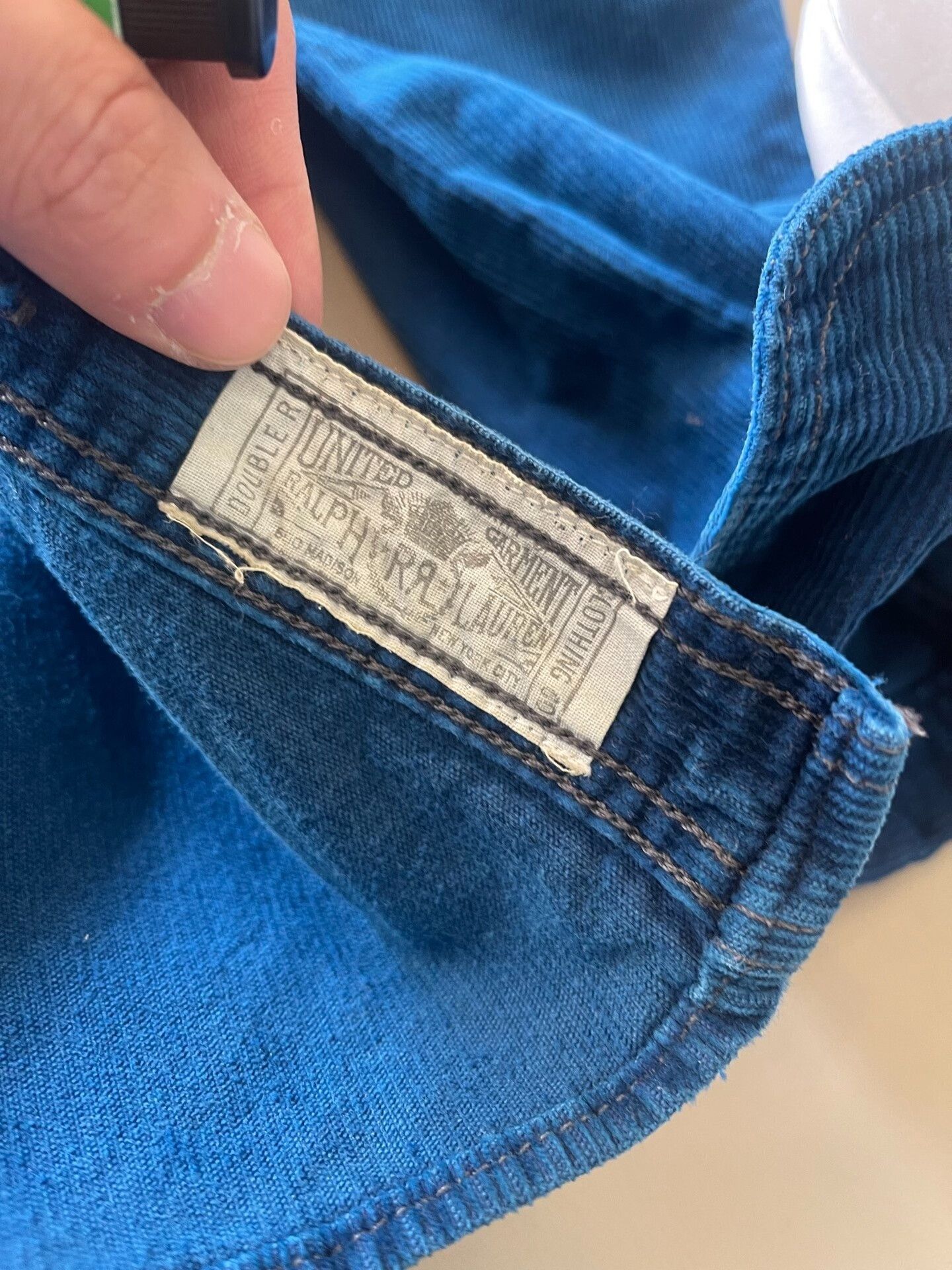 RRL Ralph Lauren RRL Indigo Dyed Corduroy Item Size US S / EU 44-46 / 1 - 7 Thumbnail