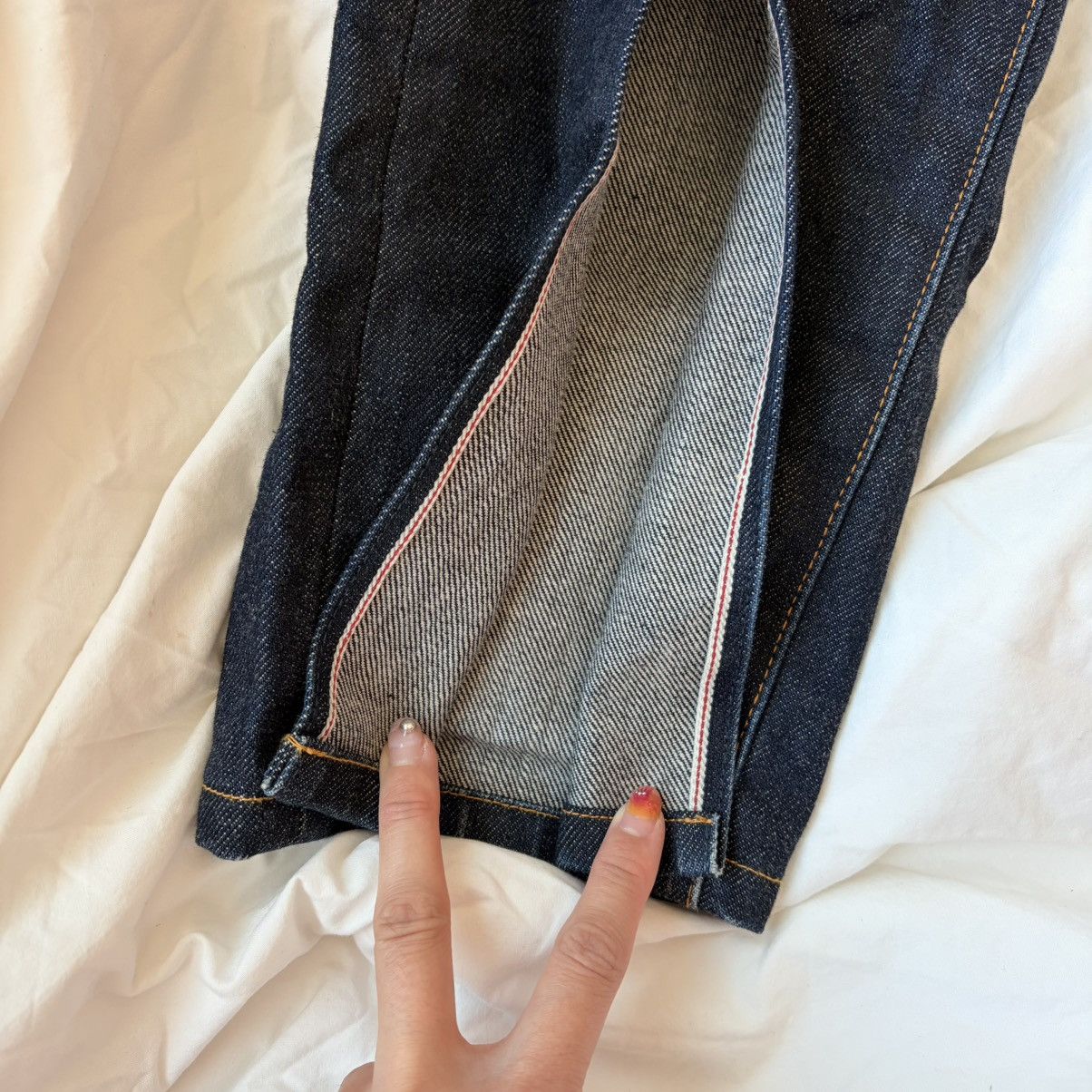 JOHN LAWRENCE SULLIVAN John lawrence sullivan selvedge denim slitted pants Size 26" / US 2 / IT 38 - 2 Thumbnail