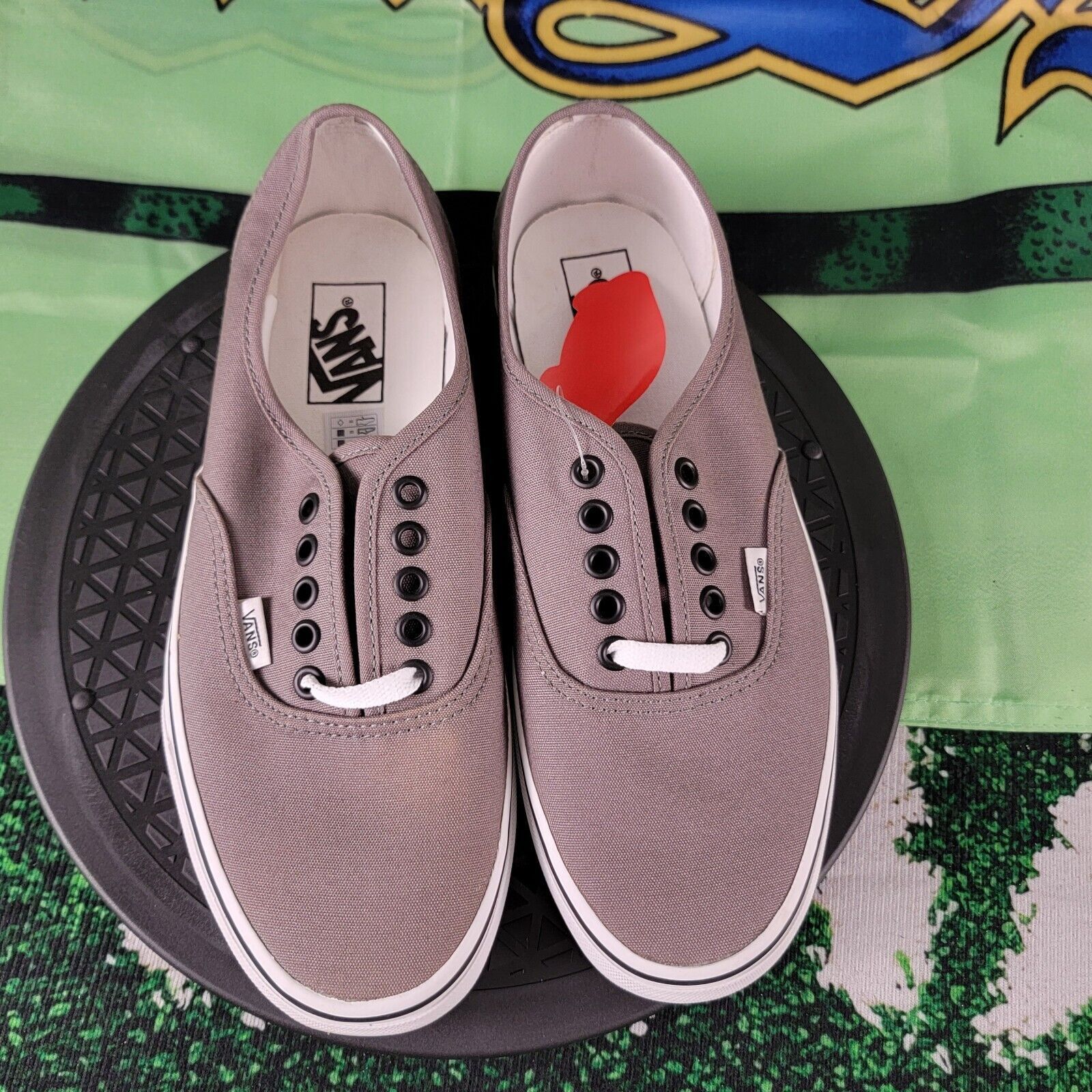 Vans Vans Authentic Sneakers Unisex Pewter/Black Sz 8.5M 10W Size US 8.5 / EU 41-42 - 4 Thumbnail