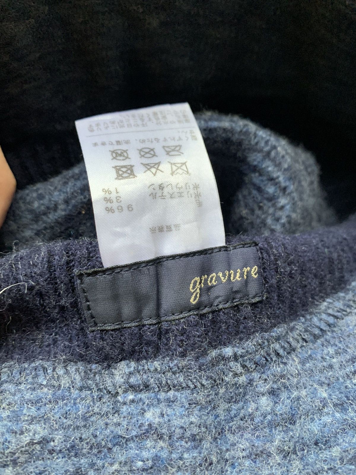Japanese Brand Japanese style Gravure Wool bucket Hats Size ONE SIZE - 8 Thumbnail