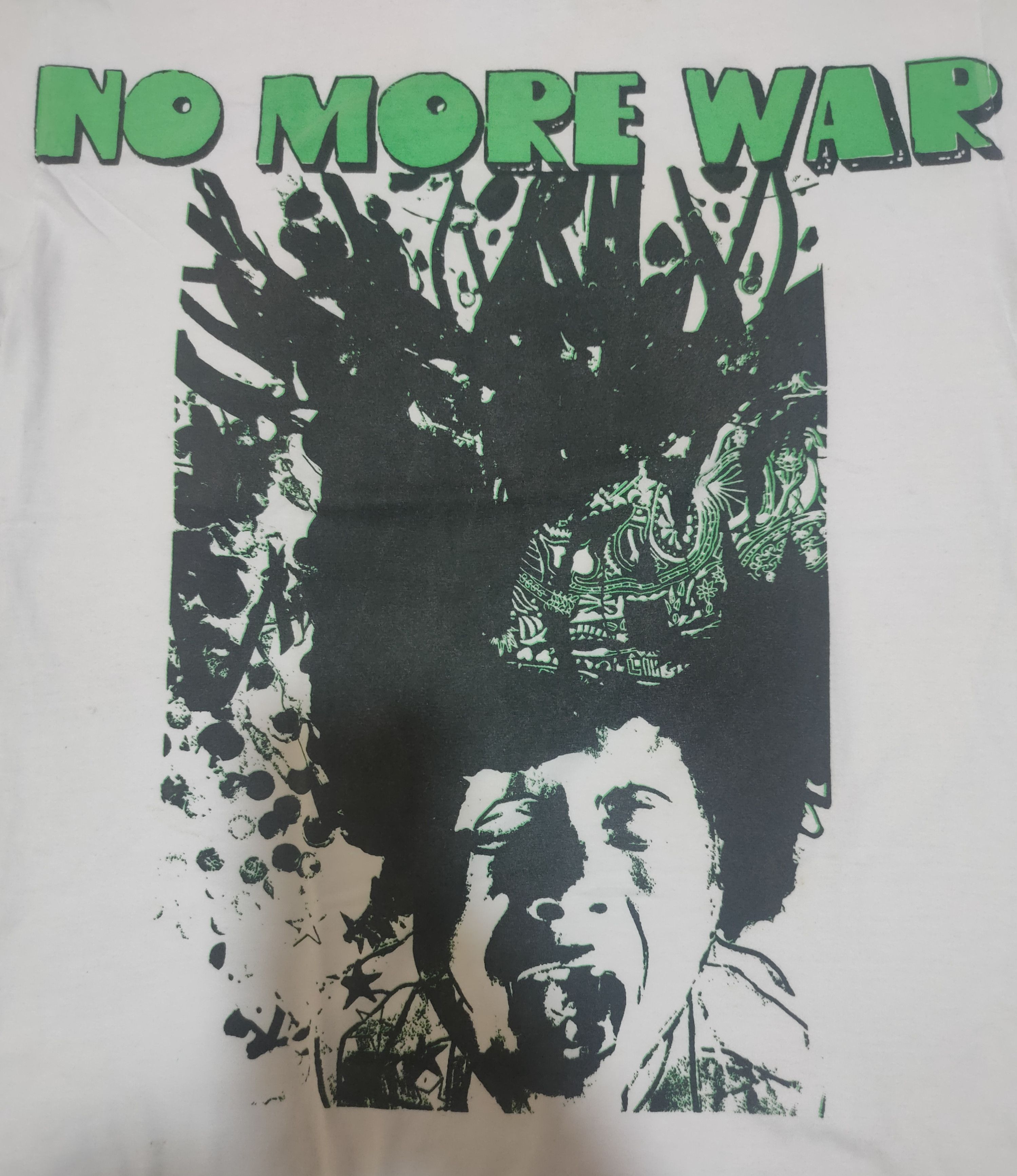Vintage Rare no more war (dollardollars handmade) Size US L / EU 52-54 / 3 - 3 Thumbnail