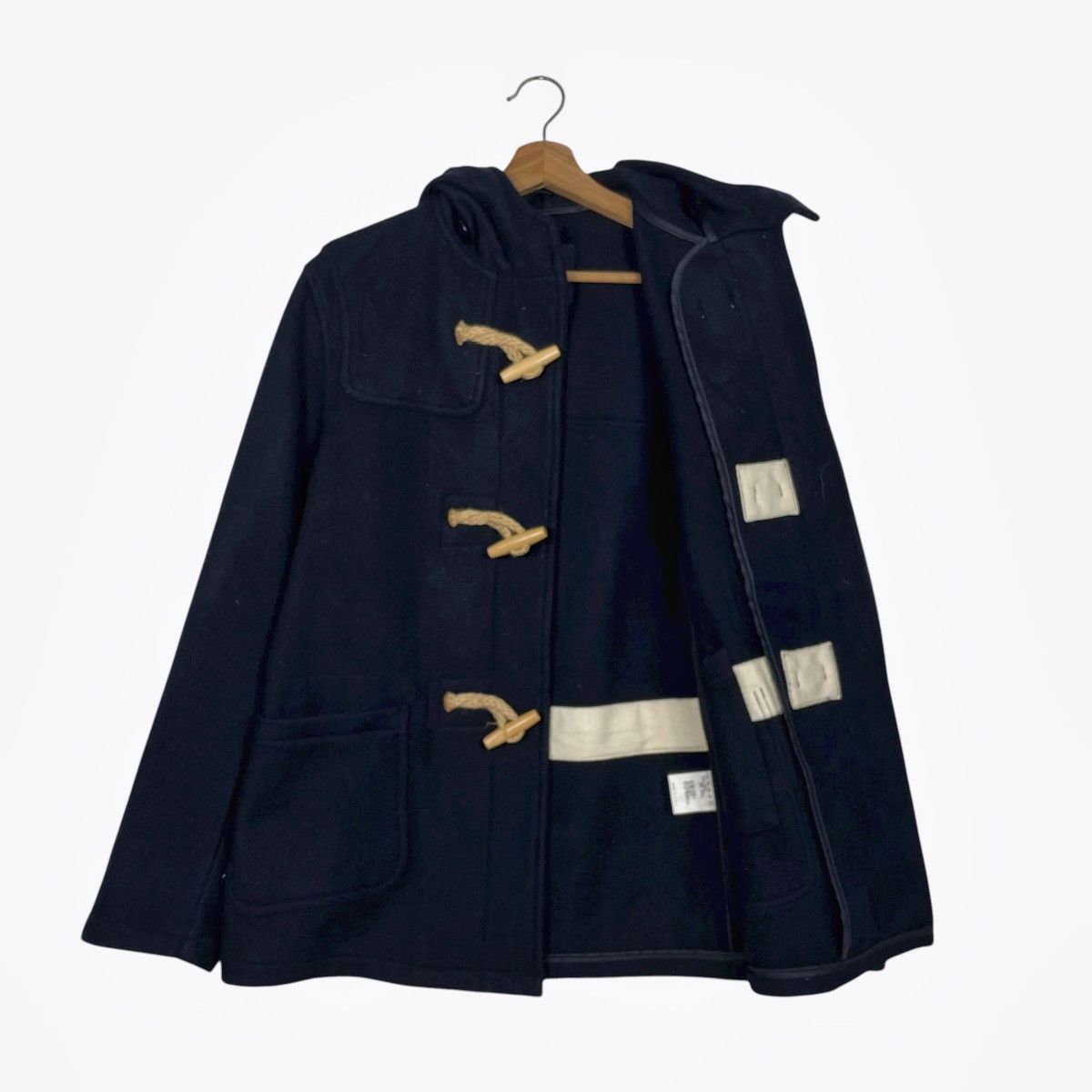 Fidelity Fidelity Gerald & Stewart Hooded Wool Duffle Jacket Size US M / EU 48-50 / 2 - 10 Thumbnail