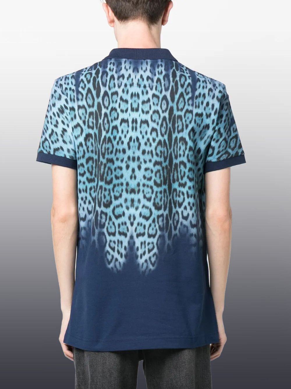 Other Leopard-Print Cotton Polo Shirt – Men's Short Sleeve Polo Size US L / EU 52-54 / 3 - 6 Thumbnail