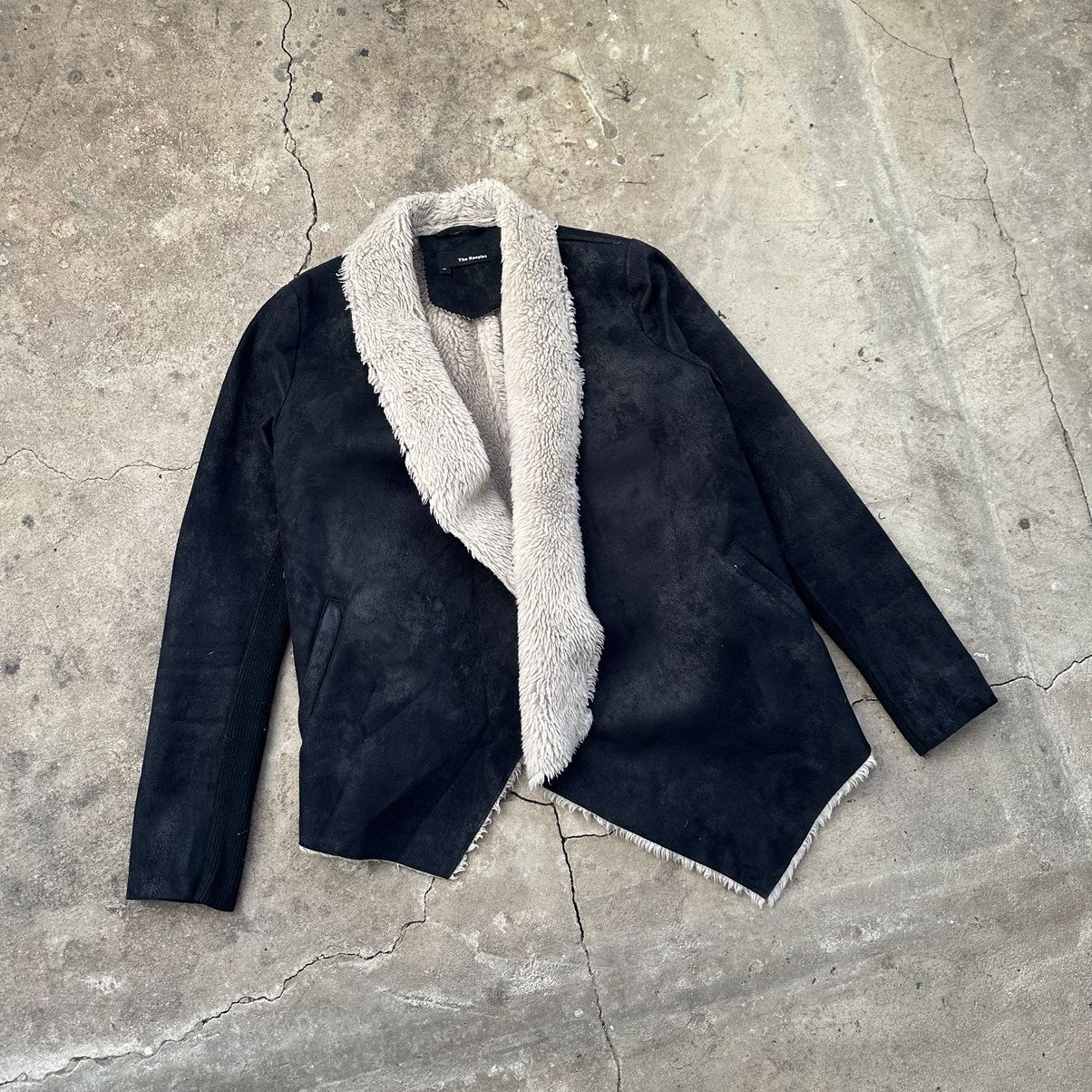 Designer × The Kooples The Kooples black with shearling effect women's Jacket Size M / US 6-8 / IT 42-44 - 2 Thumbnail