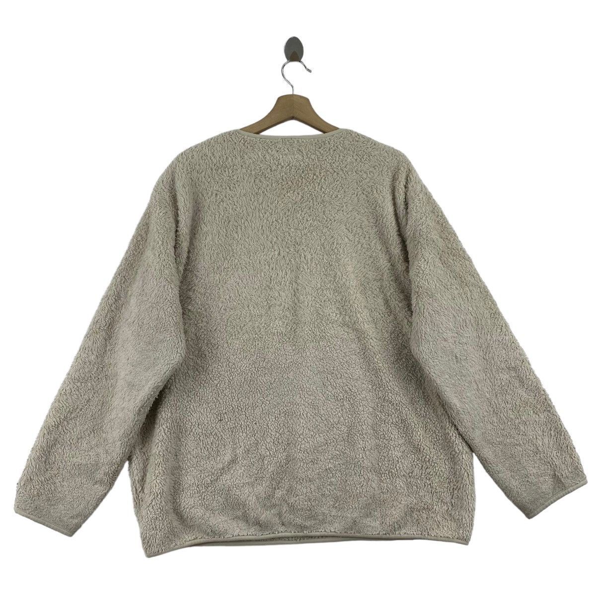 Engineered Garments × Uniqlo ENGINEERED GARMENTS UNIQLO Sherpa Fleece Cream Sweatshirt Size US XL / EU 56 / 4 - 3 Thumbnail