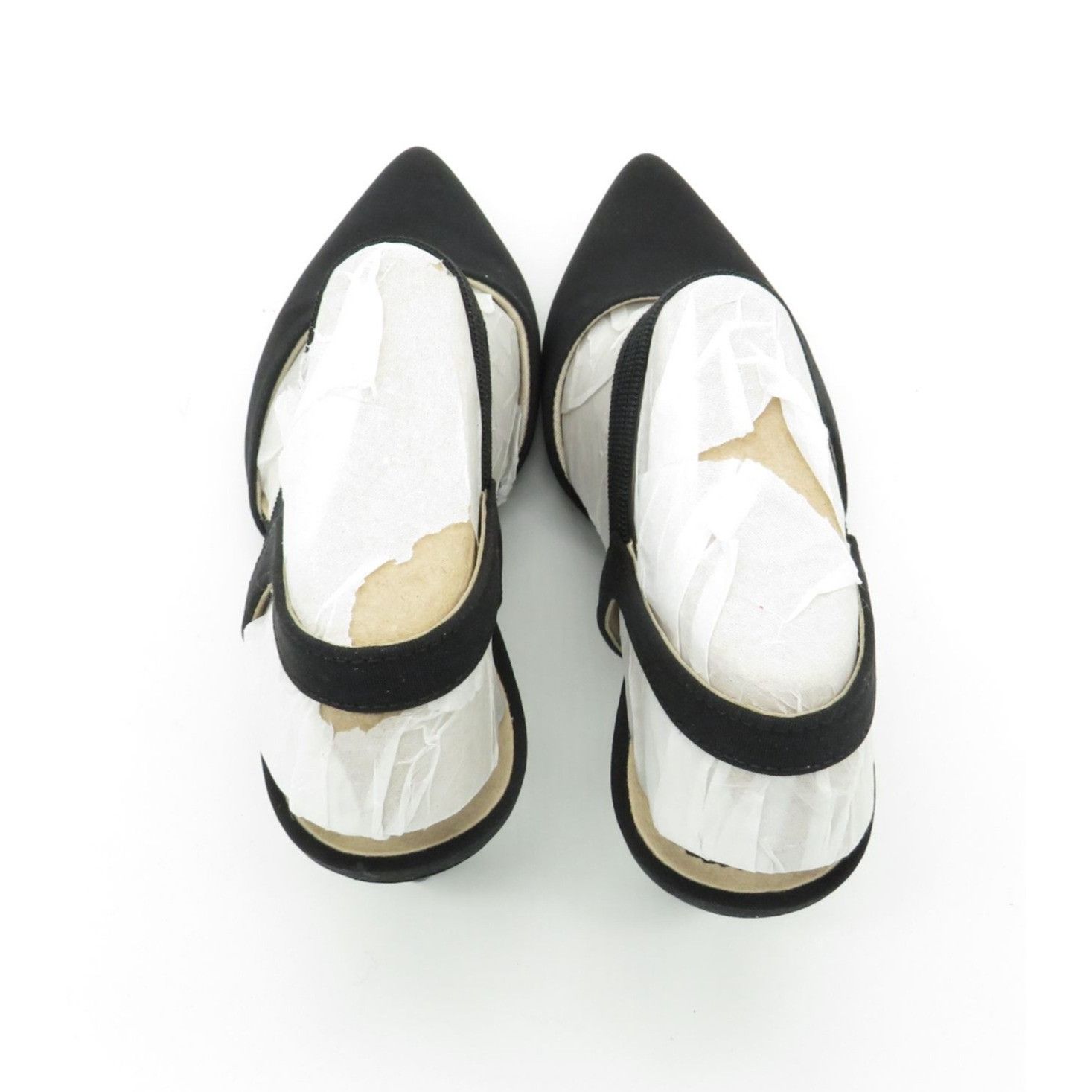 Other LifeStride Black Pointed Toe Kitten Heel Shoes Elastic Bands Size US 6 / IT 36 - 5 Thumbnail