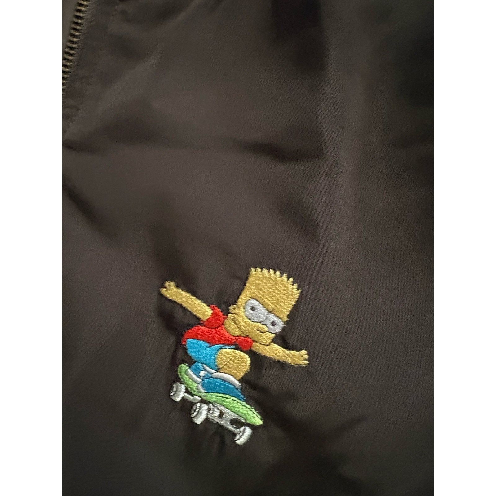 The Simpsons RARE The Simpsons Bart Black Bomber Jacket Men’s 2XL Size US XXL / EU 58 / 5 - 4 Thumbnail