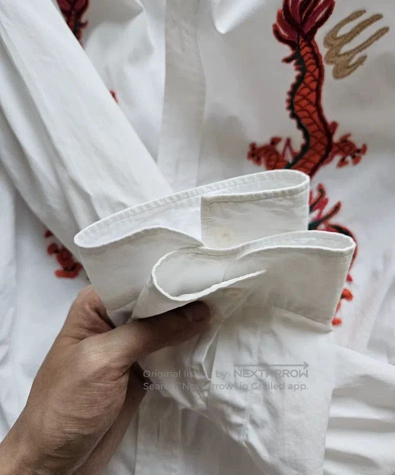 Gucci Gucci Embroidered Dragon Shirt. Size US S / EU 44-46 / 1 - 7 Thumbnail