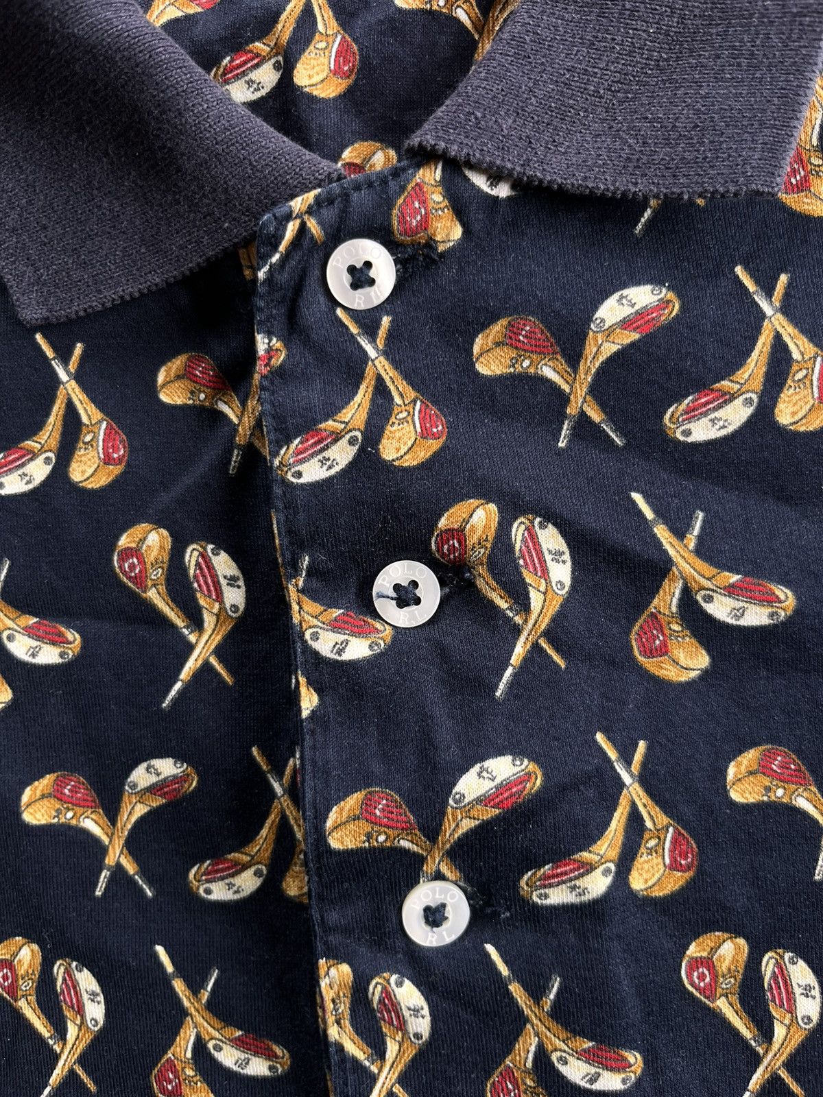 Polo Ralph Lauren Ralph Lauren - 90s Golf Print Polo Size US M / EU 48-50 / 2 - 4 Thumbnail