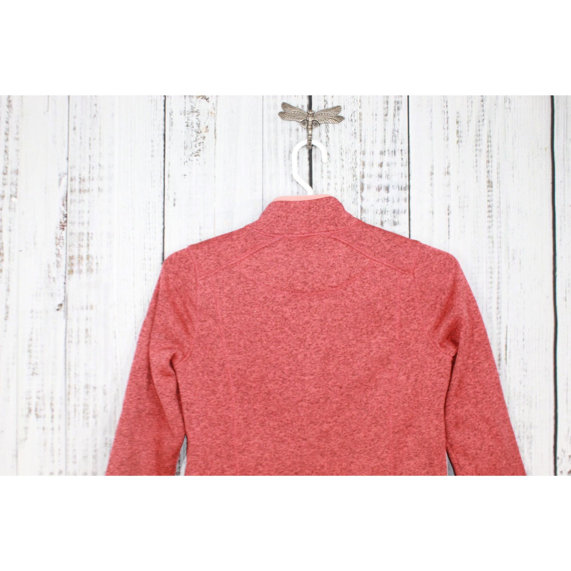 L.L. Bean LL Bean Womens Orange Fleece Zip-Up Jacket Medium Size M / US 6-8 / IT 42-44 - 8 Thumbnail