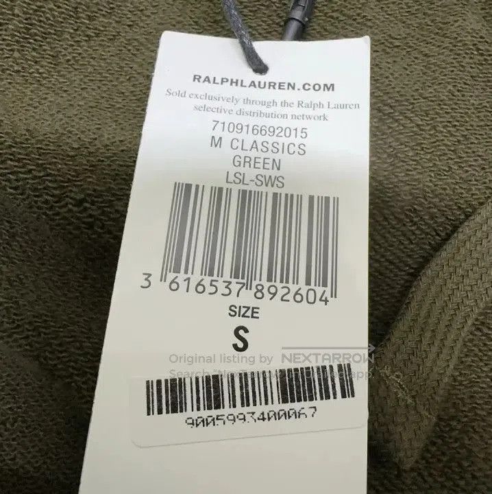 Polo Ralph Lauren Polo Ralph Lauren Embroidered Logo Zip Hoodie. Size US S / EU 44-46 / 1 - 5 Thumbnail