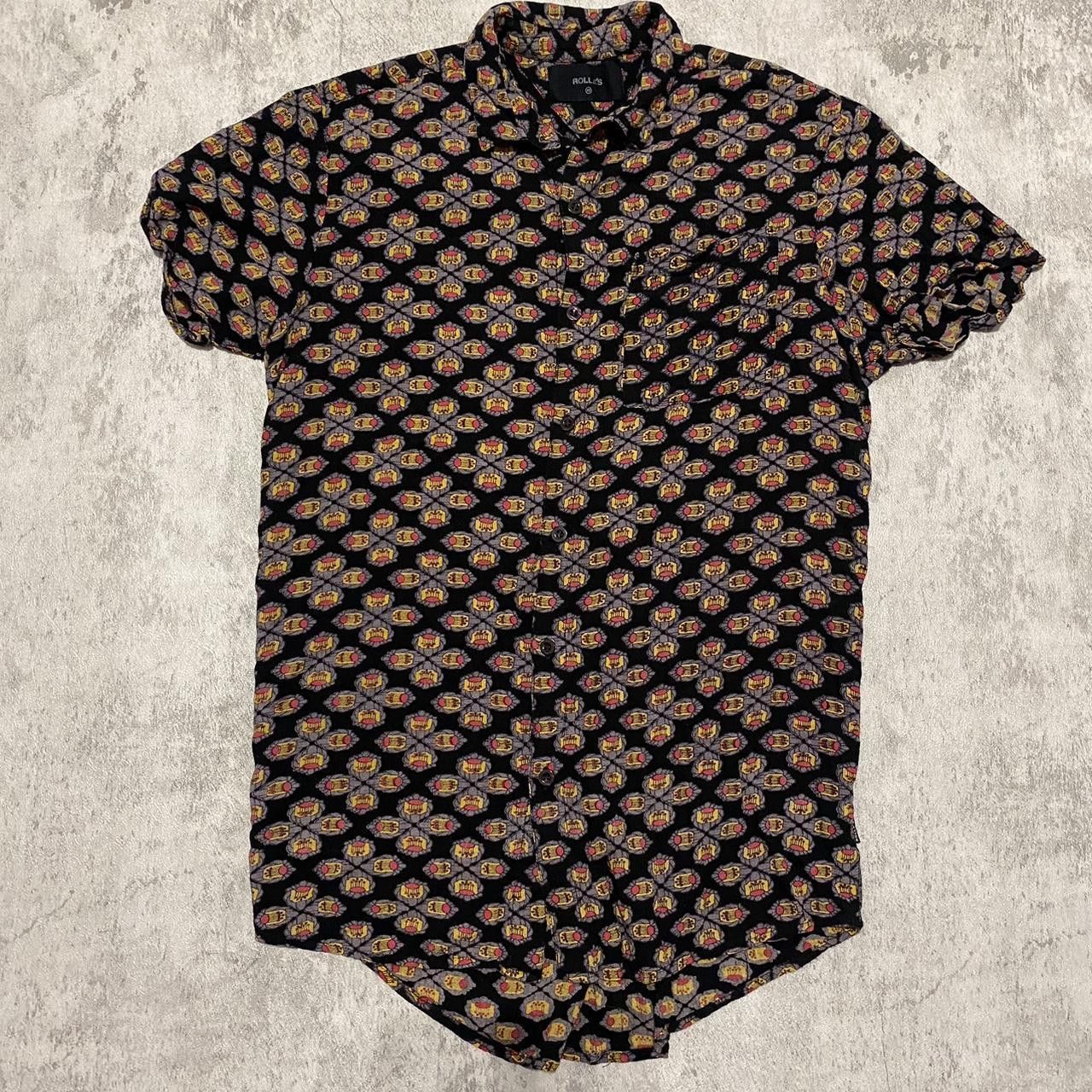 Other Rolla's black and yellow short sleeve button up shirt Size US XS / EU 42 / 0 - 1 Thumbnail
