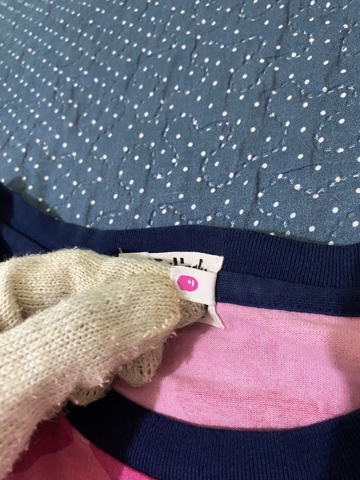 Bape Bape College Tee Pink - Raglan Size S / US 4 / IT 40 - 7 Thumbnail