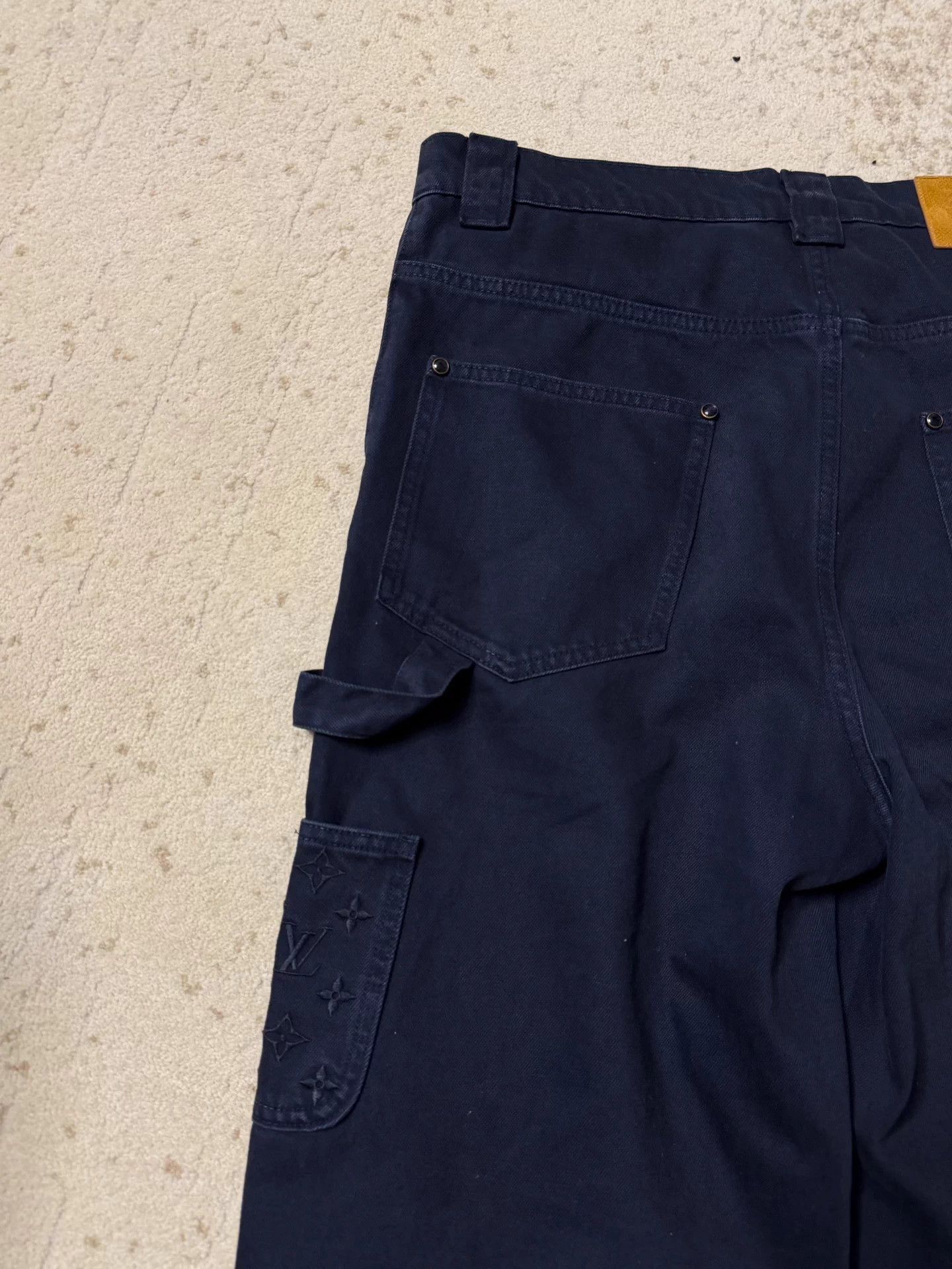 Louis Vuitton LV 25 Denim Cargo Pants 30 Like New Size US 30 / EU 46 - 3 Thumbnail